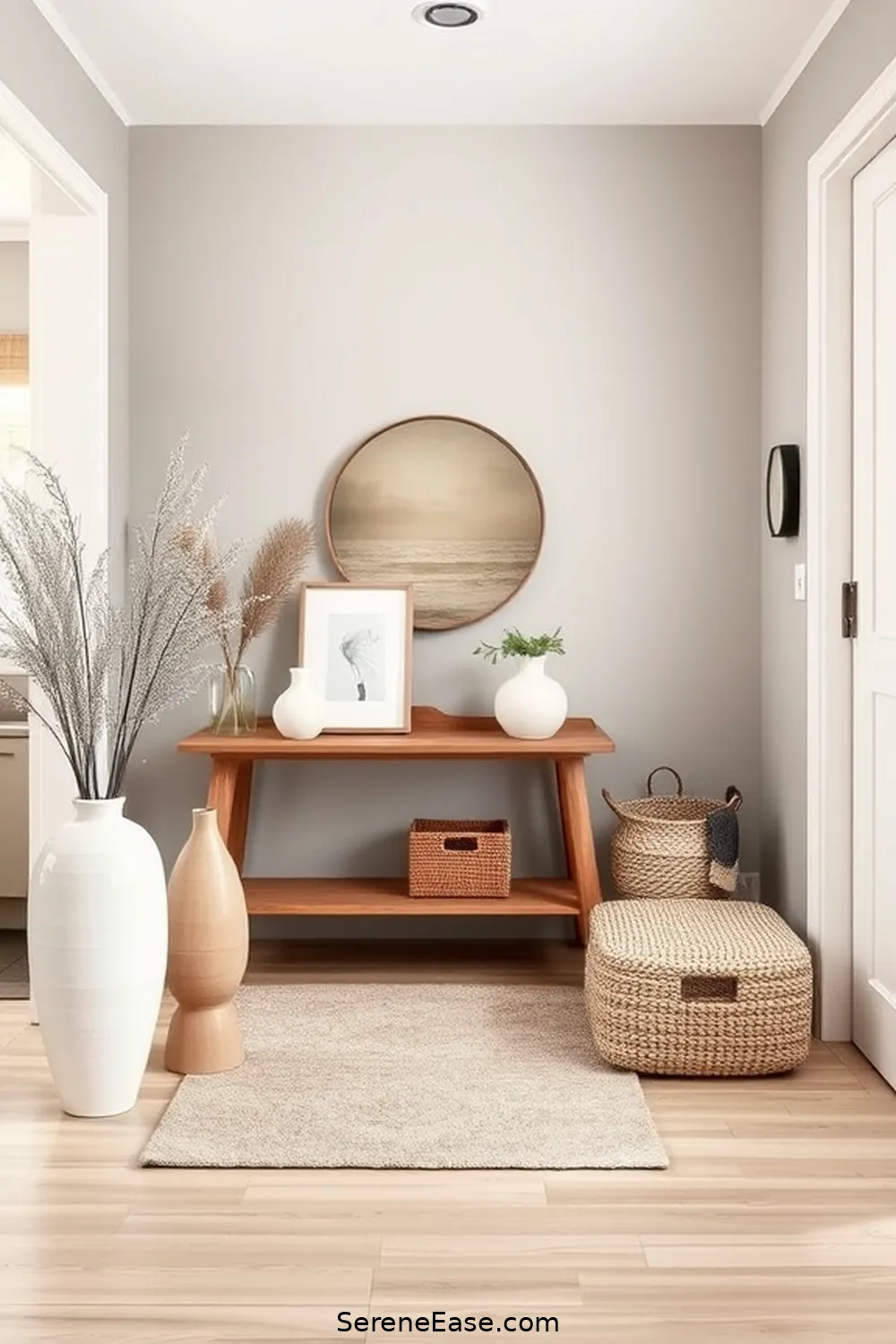 22 Ways to Incorporate Neutral Tones in Your Scandinavian Style Entryway 13 Integrate Neutral Decorative Accessories for 22 Ways to Incorporate Neutral Tones in Your Scandinavian Style Entryway