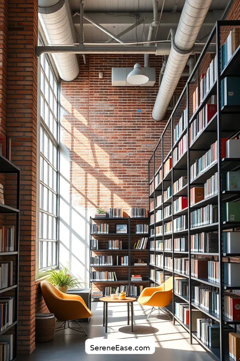 Use Pastel Wall Decals for 22 Ways to Incorporate Pastels Into Industrial-Style Libraries