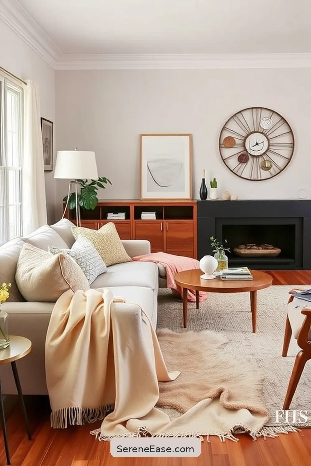 22 Ways to Incorporate Pastels in Your Mid-Century Modern Living Room Style 16 Add Pastel Throws and Blankets for 22 Ways to Incorporate Pastels in Your Mid-Century Modern Living Room Style