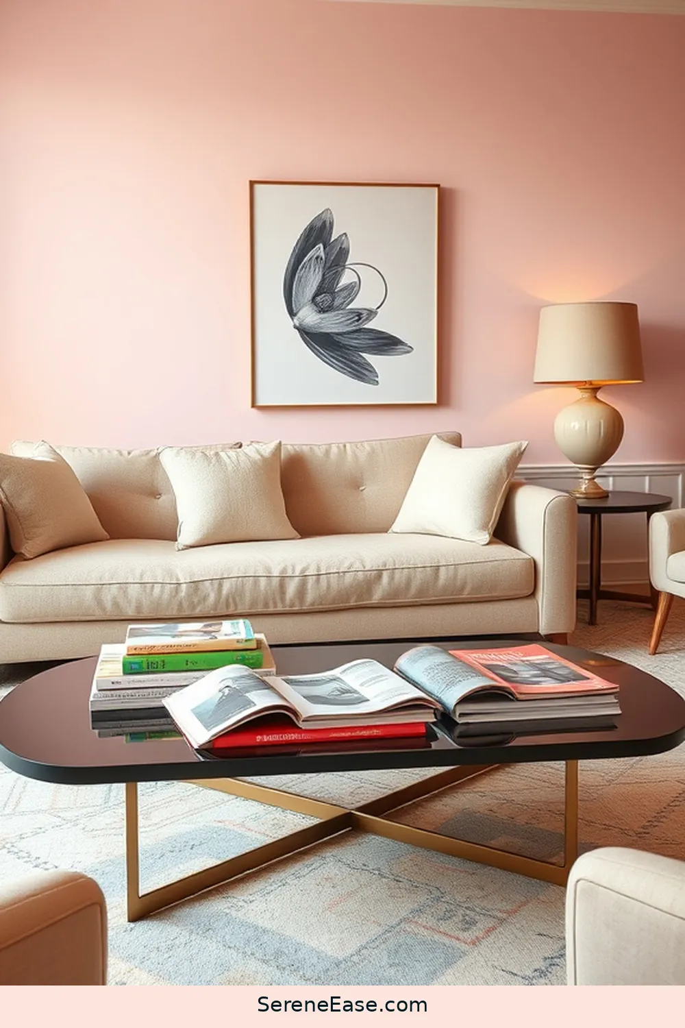 22 Ways to Incorporate Pastels in Your Mid-Century Modern Living Room Style 20 Incorporate Pastel Books and Magazines for 22 Ways to Incorporate Pastels in Your Mid-Century Modern Living Room Style