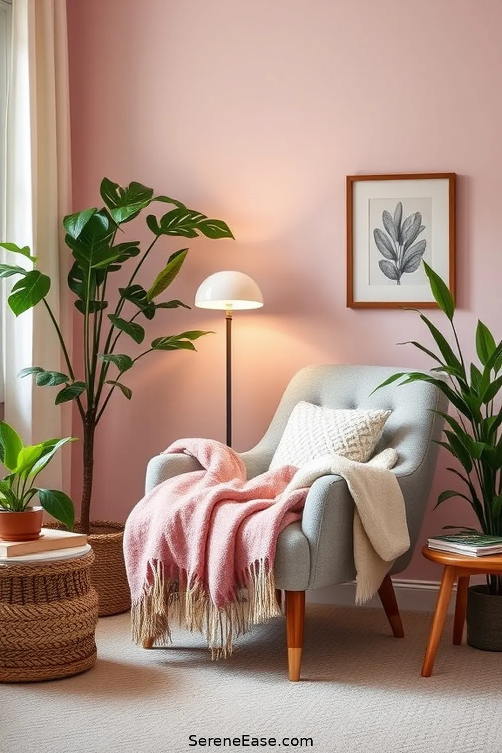 22 Ways to Incorporate Pastels in Your Mid-Century Modern Style Library 22 Create a Pastel Reading Nook for 22 Ways to Incorporate Pastels in Your Mid-Century Modern Style Library