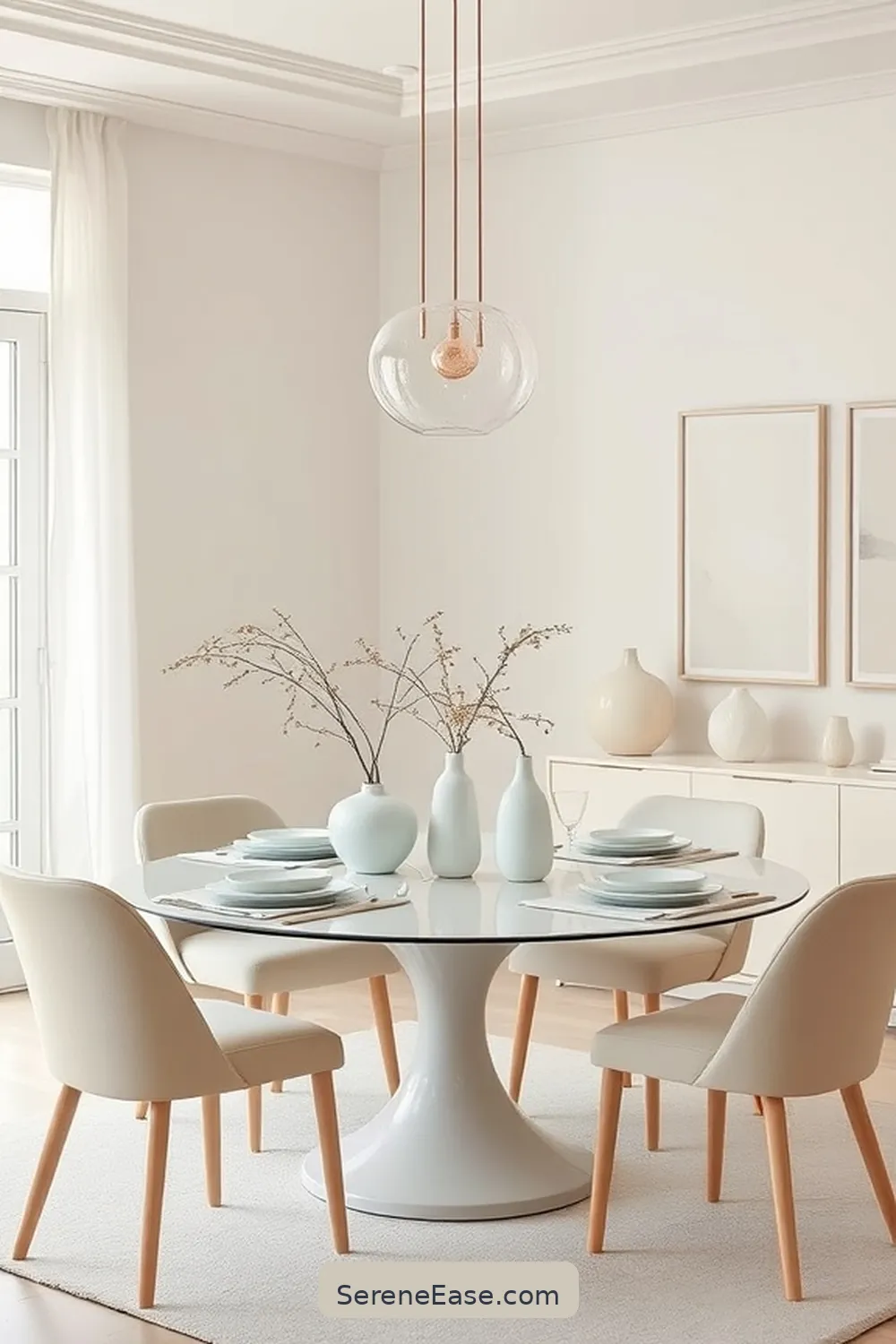 22 Ways to Incorporate Pastels in a Minimalist Dining Room Style 11 10. Select Pastel Decorative Accessories for 22 Ways to Incorporate Pastels in a Minimalist Dining Room Style
