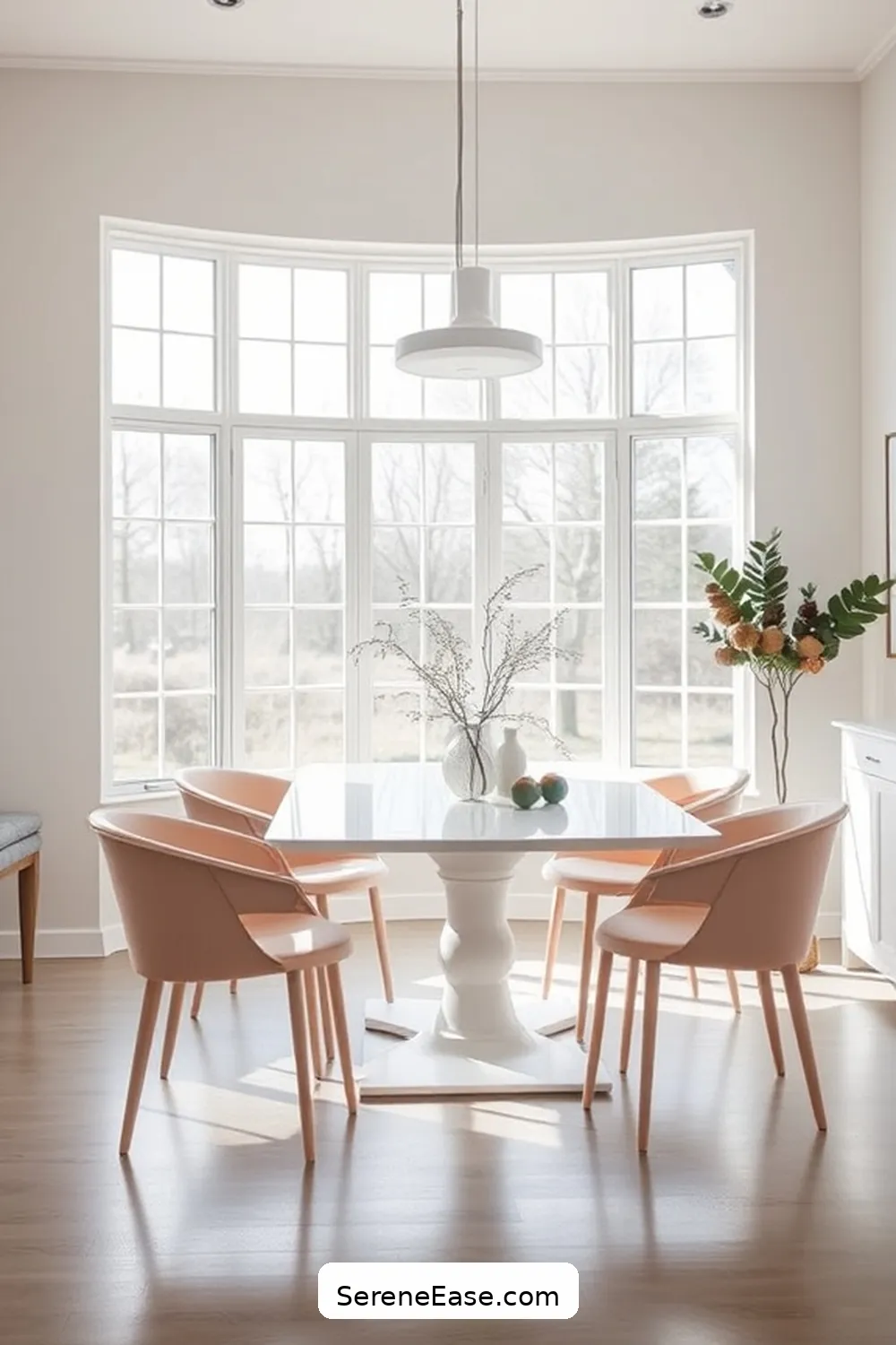 22 Ways to Incorporate Pastels in a Minimalist Dining Room Style 3 2. Incorporate Pastel Dining Chairs for 22 Ways to Incorporate Pastels in a Minimalist Dining Room Style