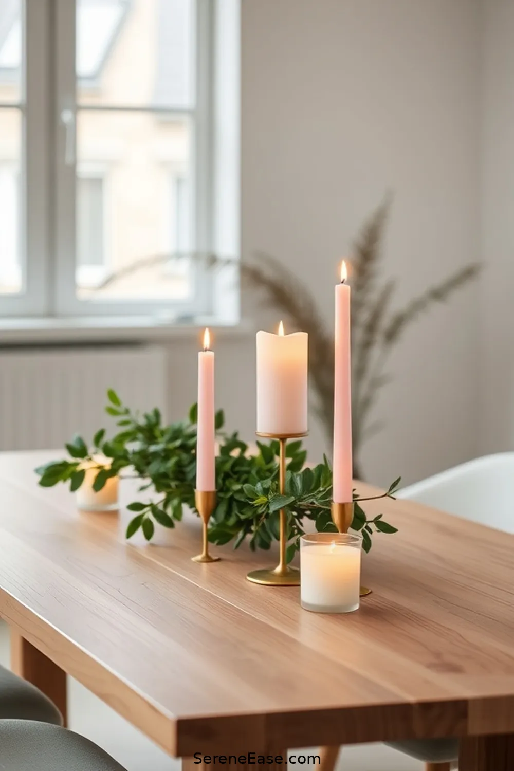 22 Ways to Incorporate Pastels in a Minimalist Dining Room Style 21 20. Use Pastel Candles for 22 Ways to Incorporate Pastels in a Minimalist Dining Room Style