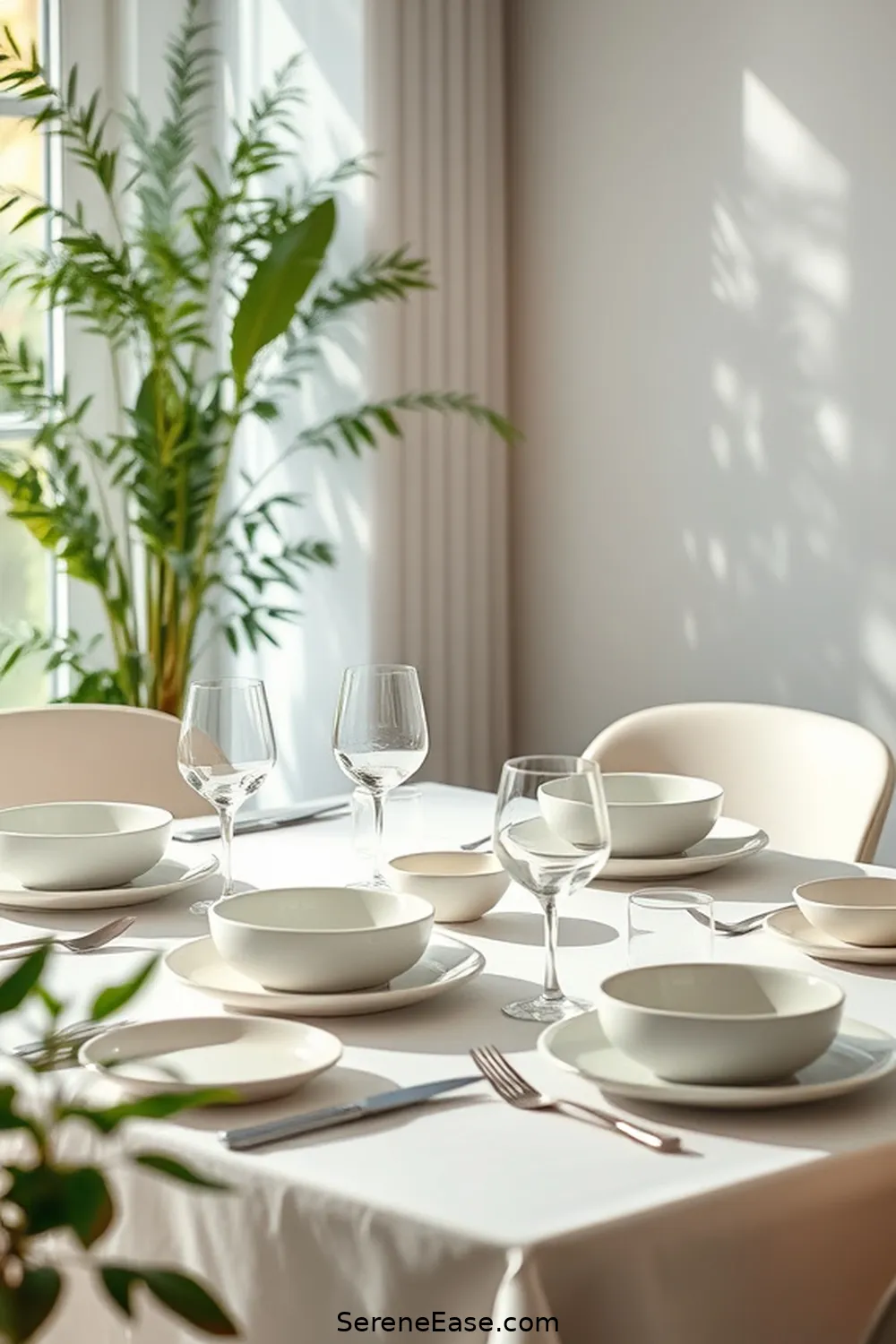 22 Ways to Incorporate Pastels in a Minimalist Dining Room Style 4 3. Use Pastel Tableware for 22 Ways to Incorporate Pastels in a Minimalist Dining Room Style