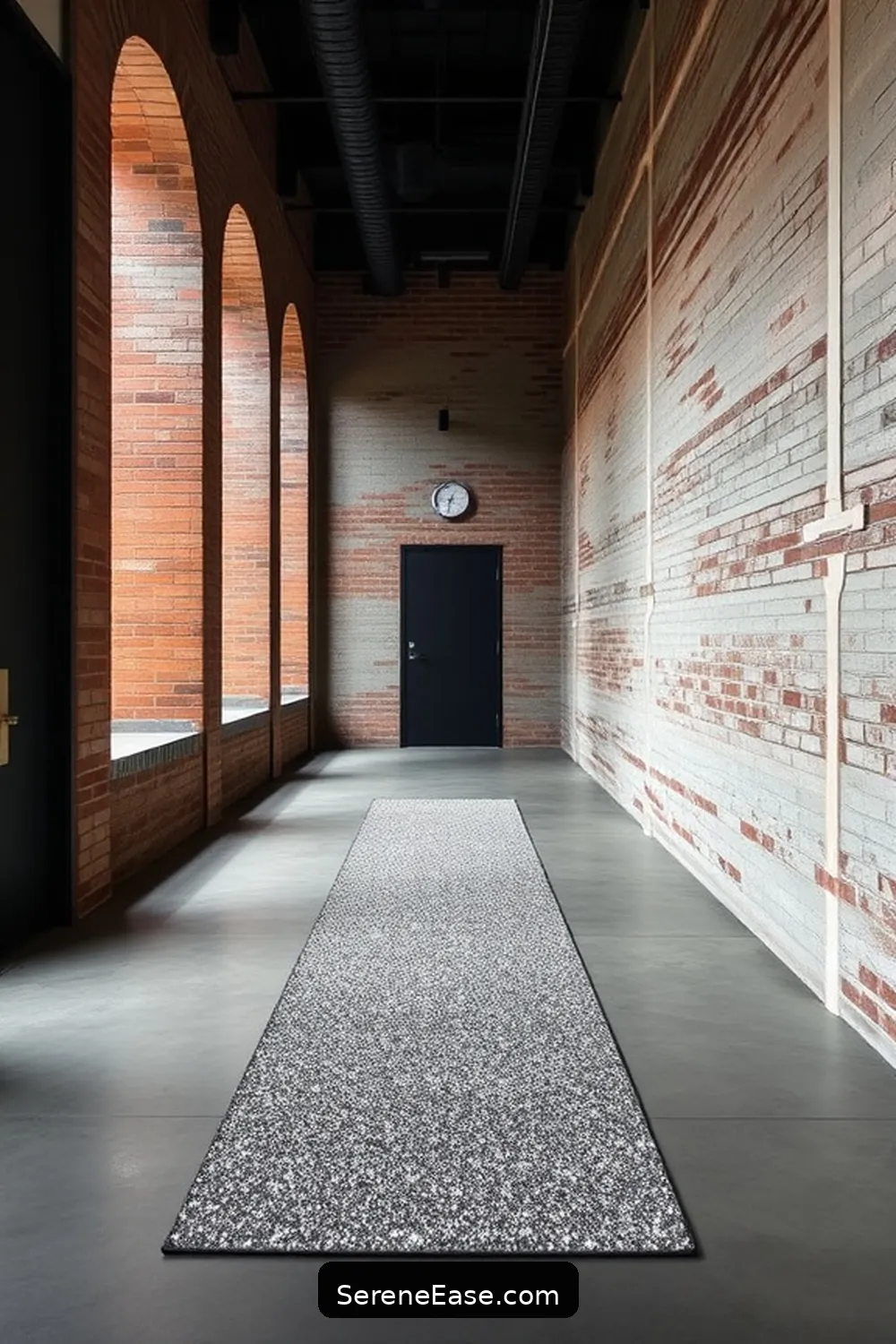 22 Ways to Use Metallic Accents in Your Industrial Style Hallway 23 Add a Metallic Runner Rug for 22 Ways to Use Metallic Accents in Your Industrial Style Hallway