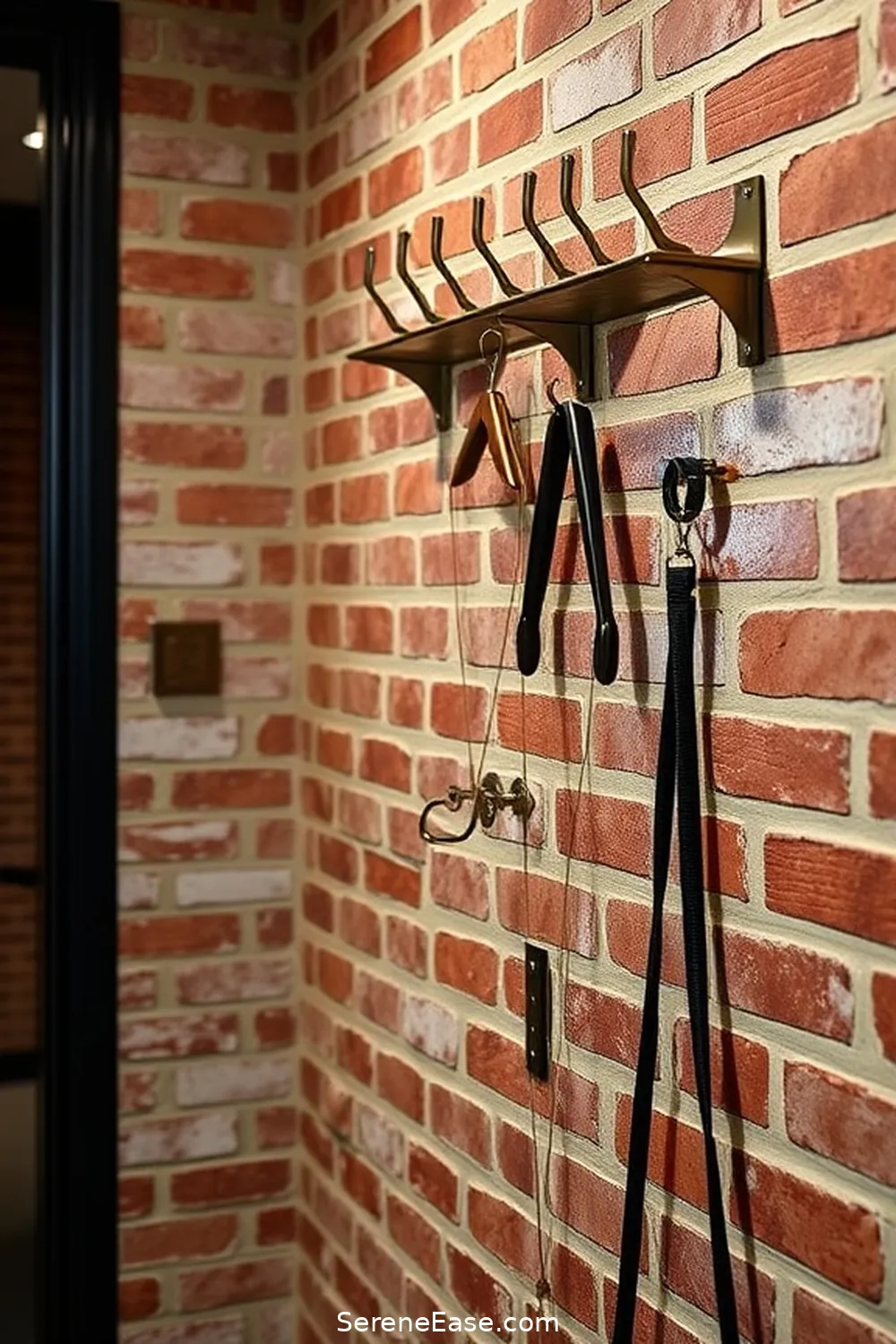 22 Ways to Use Metallic Accents in Your Industrial Style Hallway 9 Incorporate Metal Hooks and Hangers for 22 Ways to Use Metallic Accents in Your Industrial Style Hallway