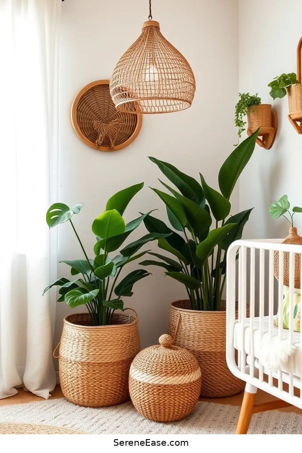 22 Ways to Use Neutral Tones in Bohemian Nursery Style 12 Incorporate Plants for a Natural Touch for 22 Ways to Use Neutral Tones in Bohemian Nursery Style