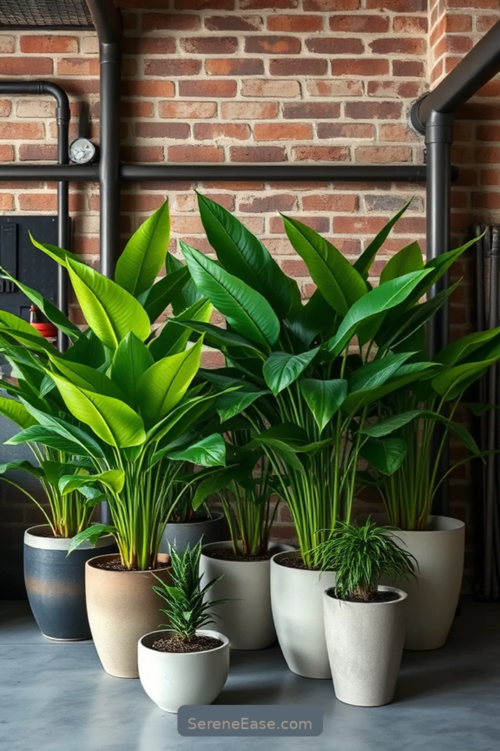 22 Ways to Use Neutral Tones in Industrial-Style Garages 19 Incorporate Indoor Plants With Neutral Pots for 22 Ways to Use Neutral Tones in Industrial-Style Garages