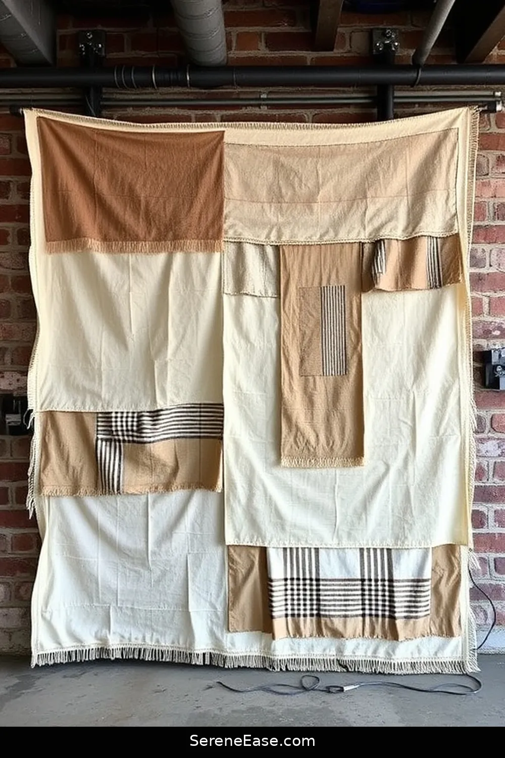 22 Ways to Use Neutral Tones in Industrial-Style Garages 23 Incorporate Textured Fabrics in Wall Art for 22 Ways to Use Neutral Tones in Industrial-Style Garages