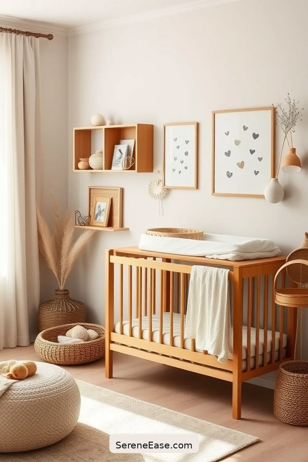 23 Earth Tone Nursery Ideas in Scandinavian Style 15 Design a Functional Changing Area for 23 Earth Tone Nursery Ideas in Scandinavian Style