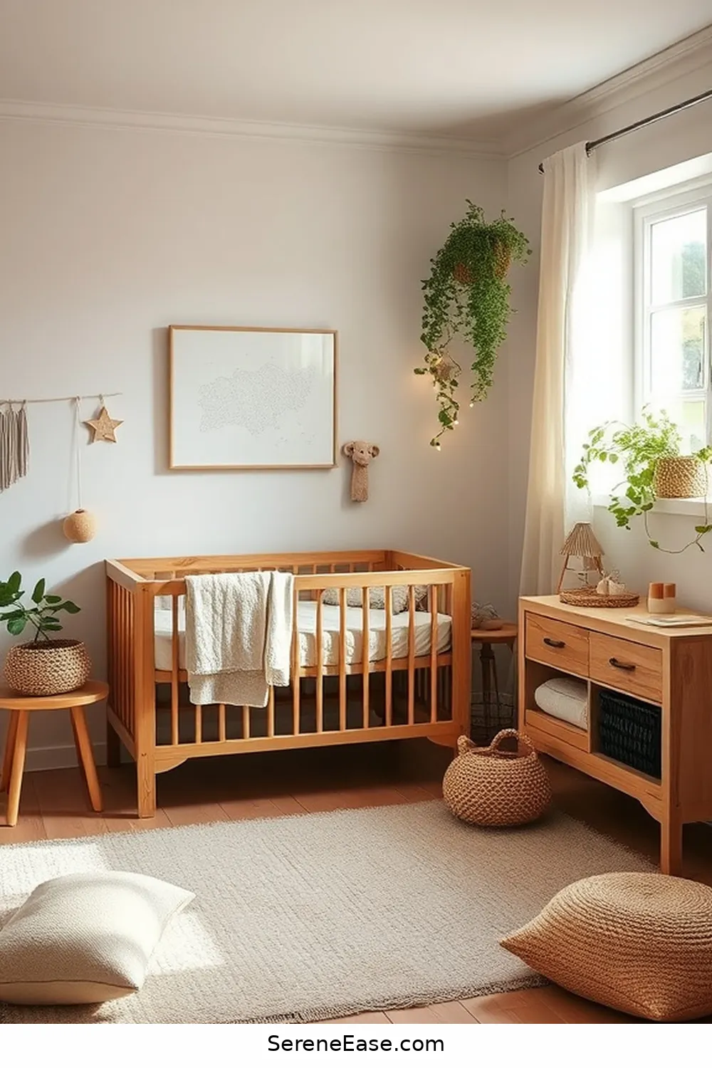 23 Earth Tone Nursery Ideas in Scandinavian Style 3 Incorporate Natural Wood Furniture for 23 Earth Tone Nursery Ideas in Scandinavian Style