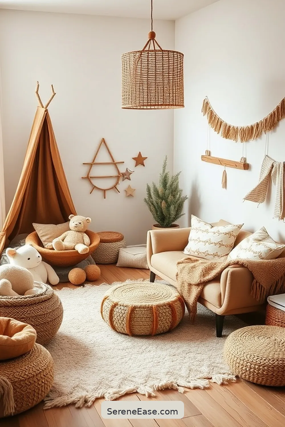 23 Earth Tone Nursery Ideas in Scandinavian Style 24 Integrate Soft Seating for Parents for 23 Earth Tone Nursery Ideas in Scandinavian Style
