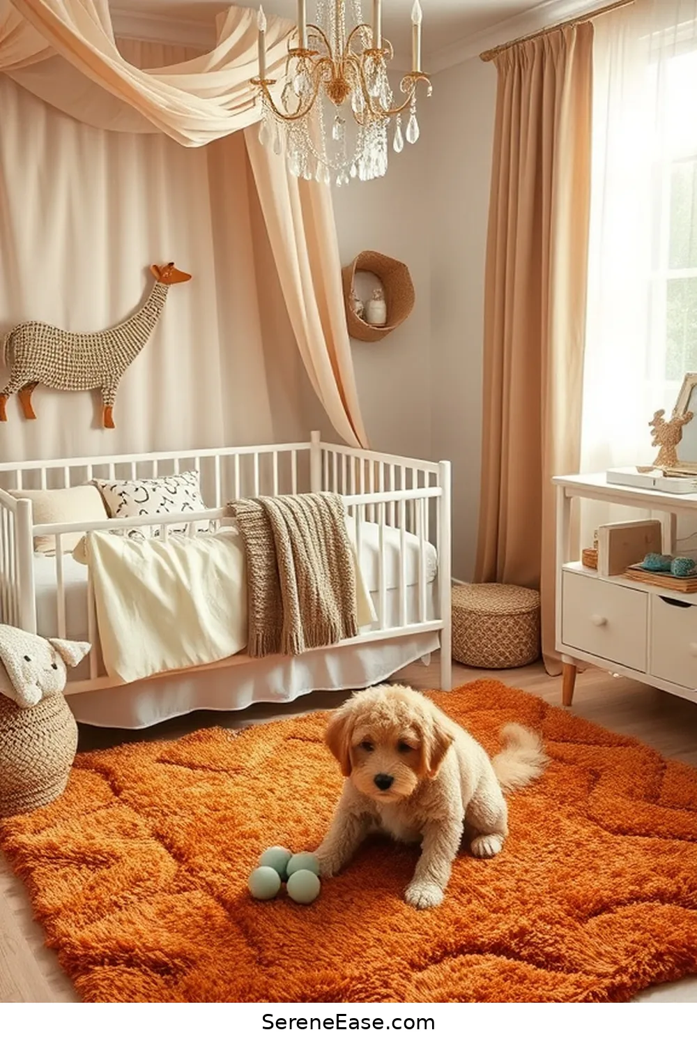 23 Earth Tone Nursery Ideas in Scandinavian Style 4 Soft Textiles in Warm Tones for 23 Earth Tone Nursery Ideas in Scandinavian Style