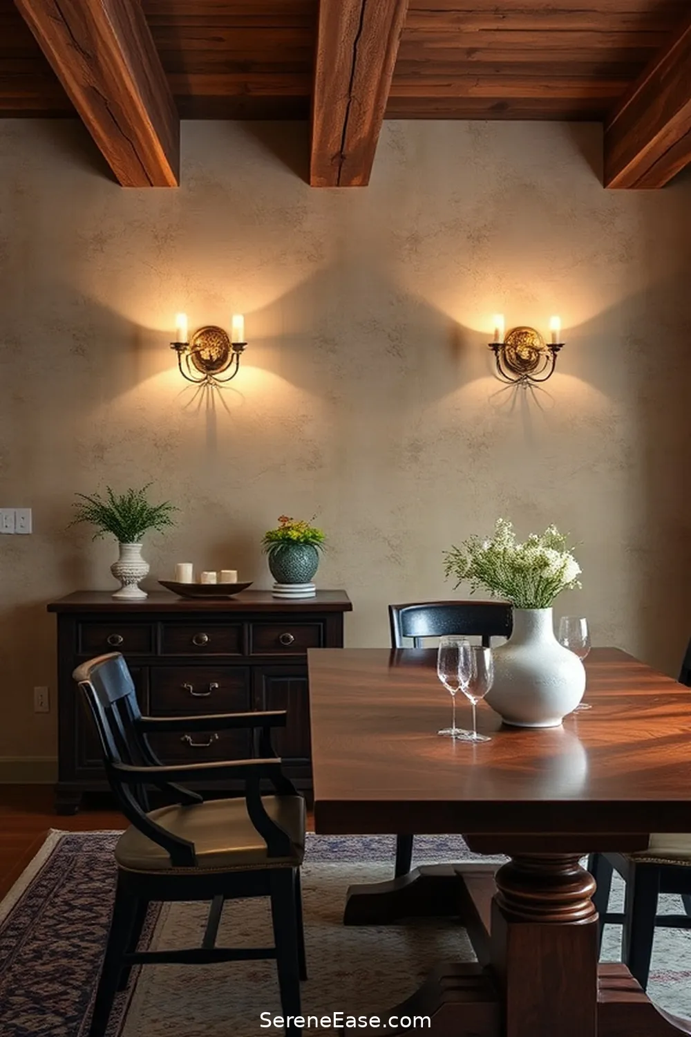 23 Stunning Metallic Accents for Your Rustic Dining Room Style 12 Antique Brass Wall Sconces for 23 Stunning Metallic Accents for Your Rustic Dining Room Style