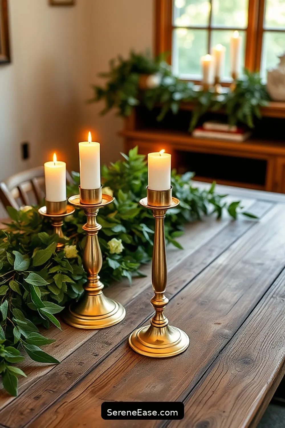 23 Stunning Metallic Accents for Your Rustic Dining Room Style 4 Brass Candle Holders for 23 Stunning Metallic Accents for Your Rustic Dining Room Style