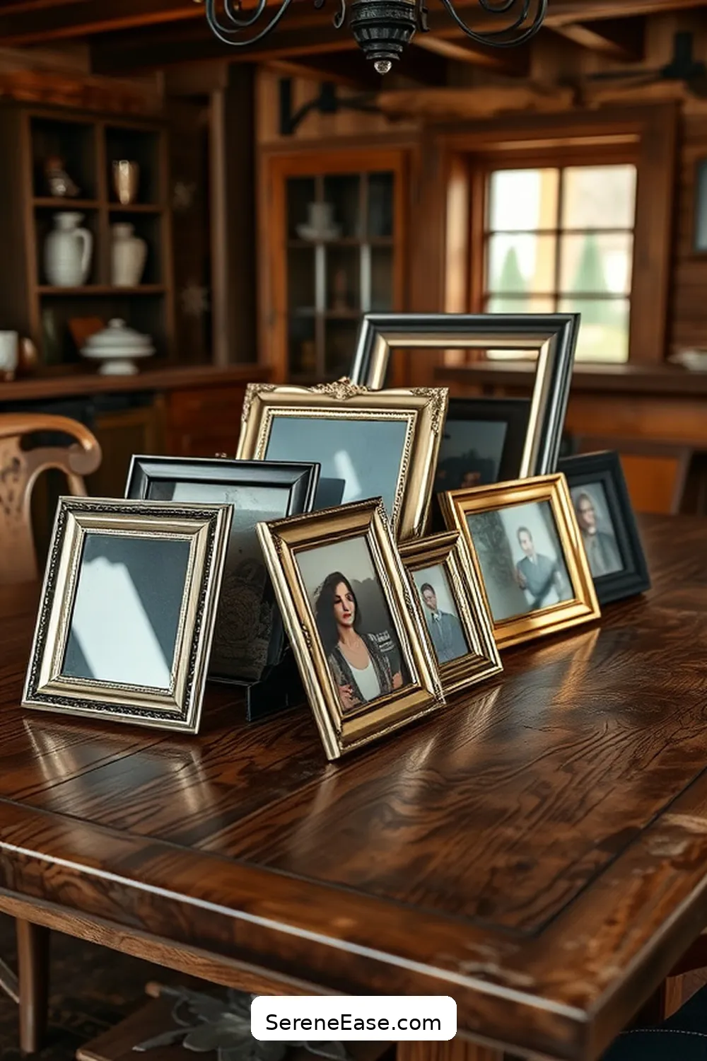 23 Stunning Metallic Accents for Your Rustic Dining Room Style 9 Metallic Picture Frames for 23 Stunning Metallic Accents for Your Rustic Dining Room Style