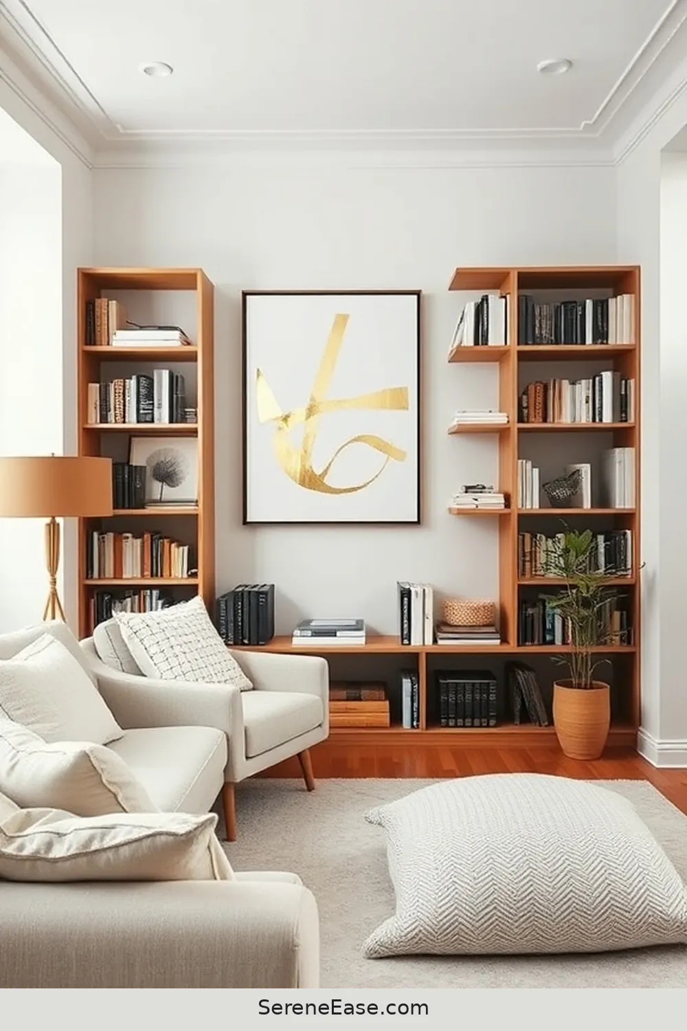 23 Stunning Metallic Accents for Your Scandinavian Style Library 6 Gold Foil Art Prints for 23 Stunning Metallic Accents for Your Scandinavian Style Library
