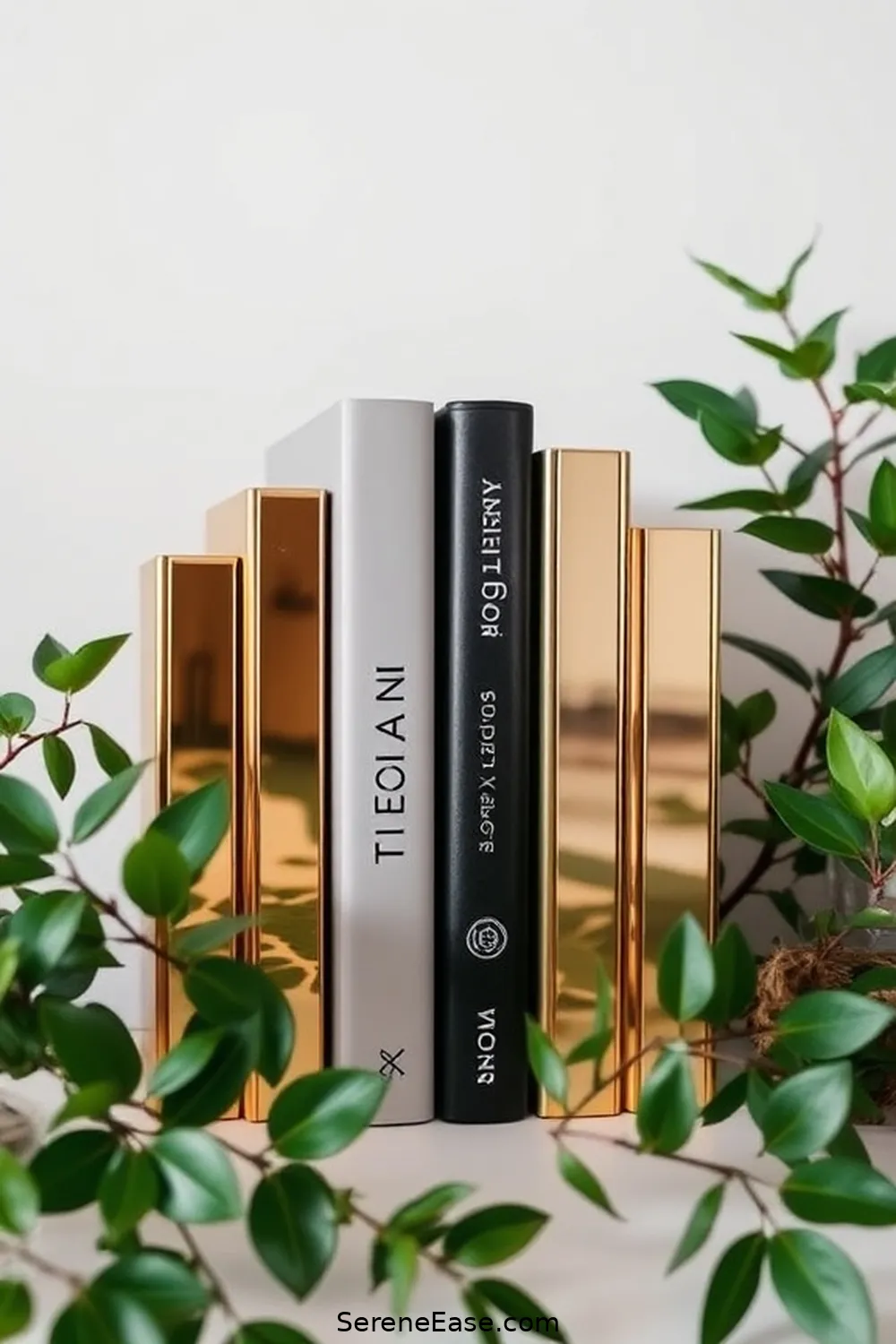 23 Stunning Metallic Accents for Your Scandinavian Style Library 2 Metallic Bookends for 23 Stunning Metallic Accents for Your Scandinavian Style Library