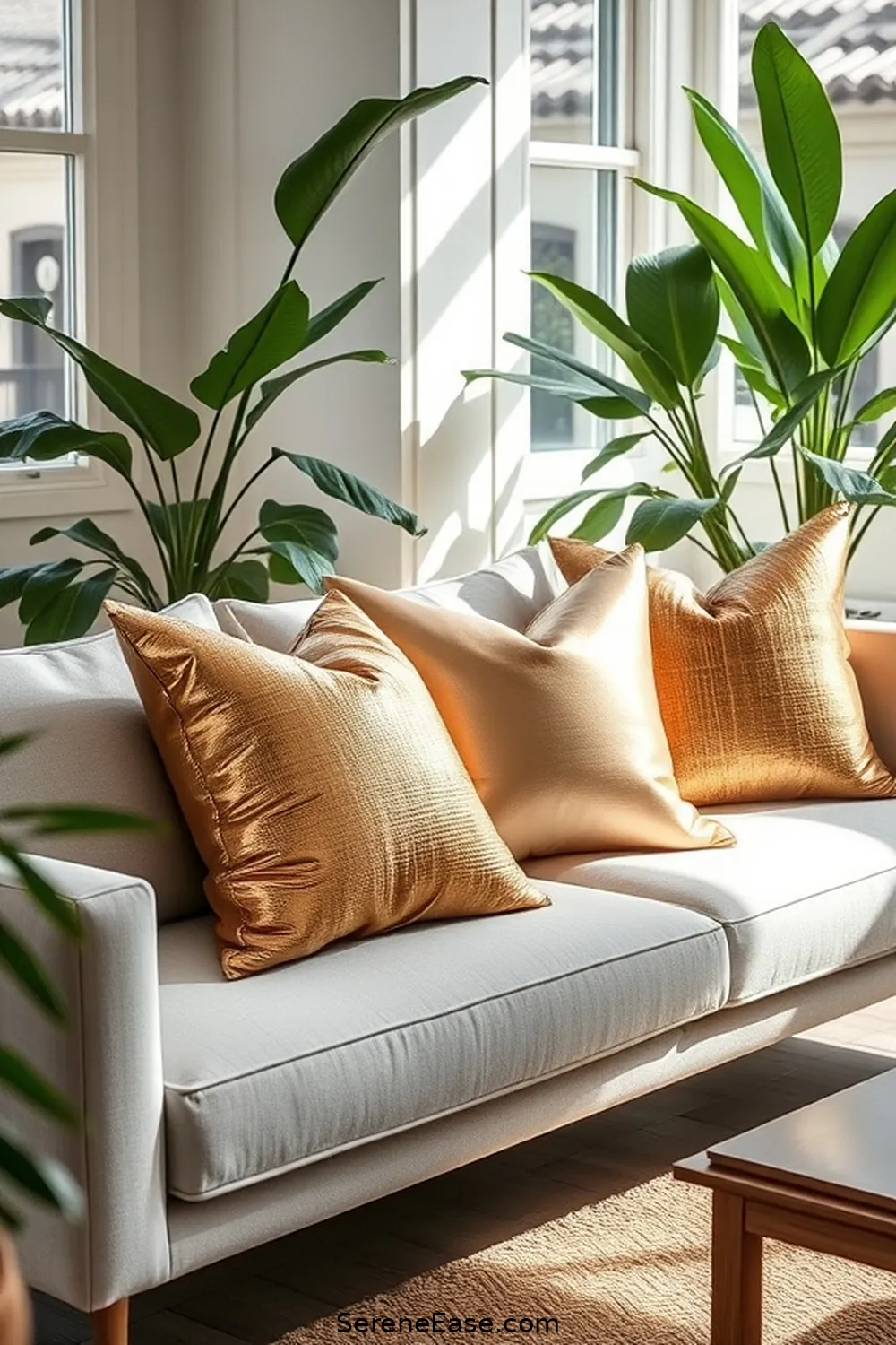 23 Stunning Metallic Accents for Your Scandinavian Style Library 18 Metallic Throw Pillows for 23 Stunning Metallic Accents for Your Scandinavian Style Library