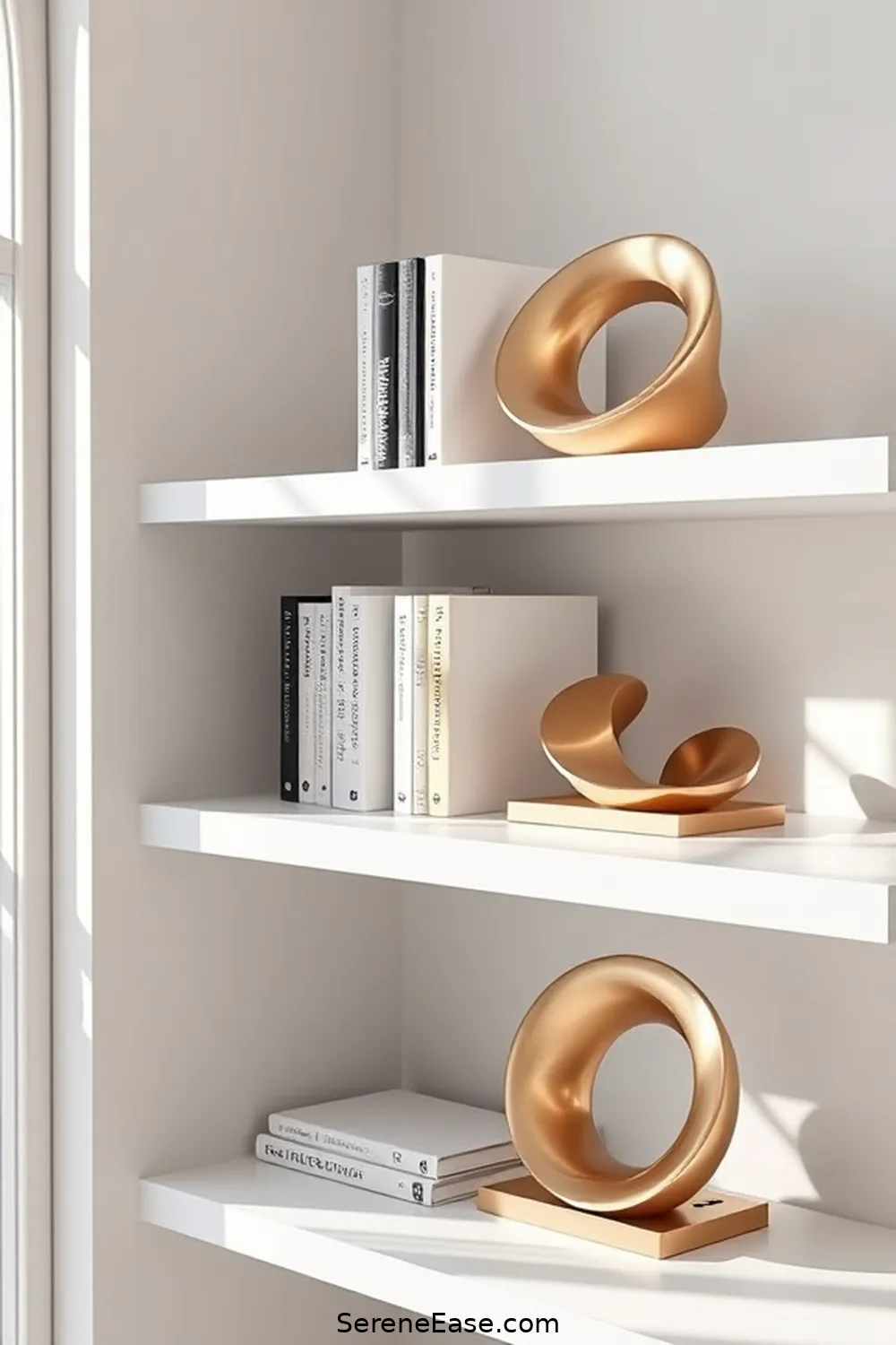 23 Stunning Metallic Accents for Your Scandinavian Style Library 5 Sculptural Book Holders for 23 Stunning Metallic Accents for Your Scandinavian Style Library