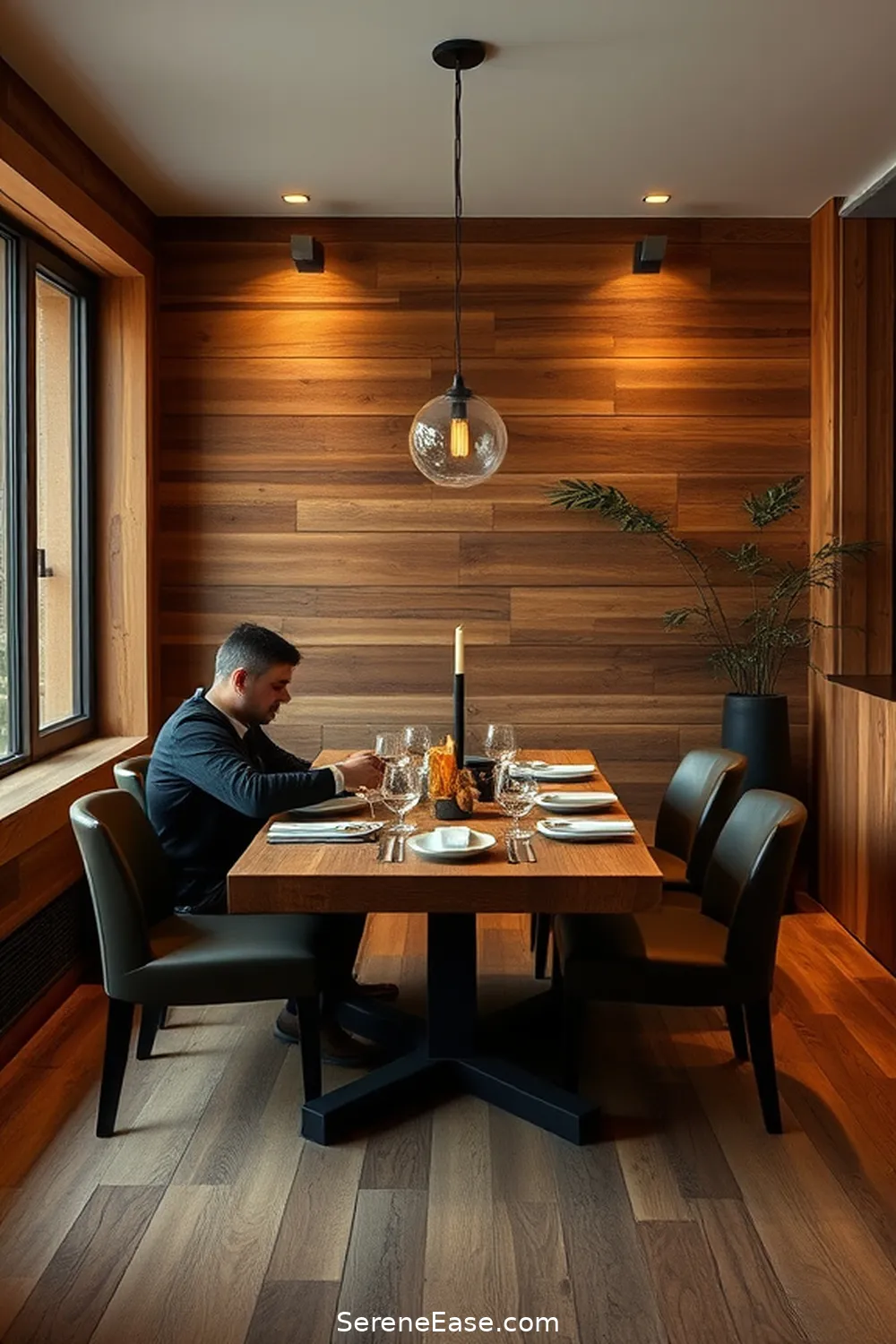 23 Stunning Monochromatic Dining Room Ideas in Minimalist Style 21 Rustic Brown Warmth for 23 Stunning Monochromatic Dining Room Ideas in Minimalist Style