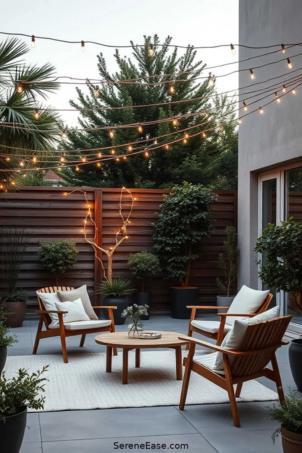 23 Stylish Metallic Accents for Your Scandinavian Outdoor Patio 14 Copper Wire String Lights for 23 Stylish Metallic Accents for Your Scandinavian Outdoor Patio