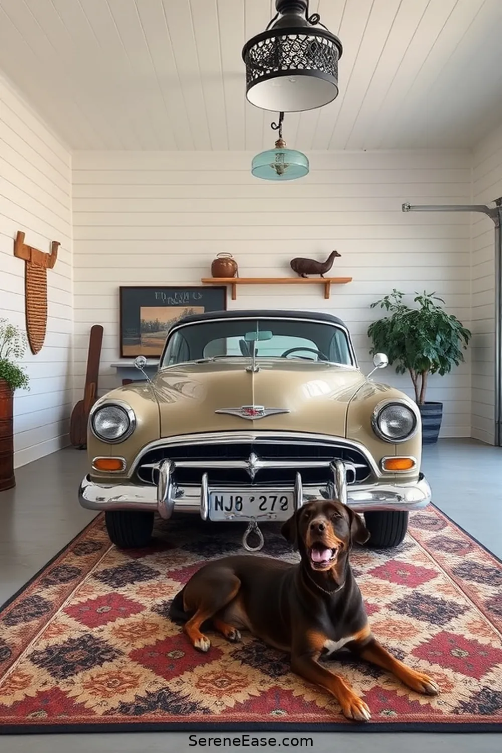 23 Ways to Achieve Black and White Style in a Modern Farmhouse Garage 3 Incorporate Shiplap Walls for 23 Ways to Achieve Black and White Style in a Modern Farmhouse Garage