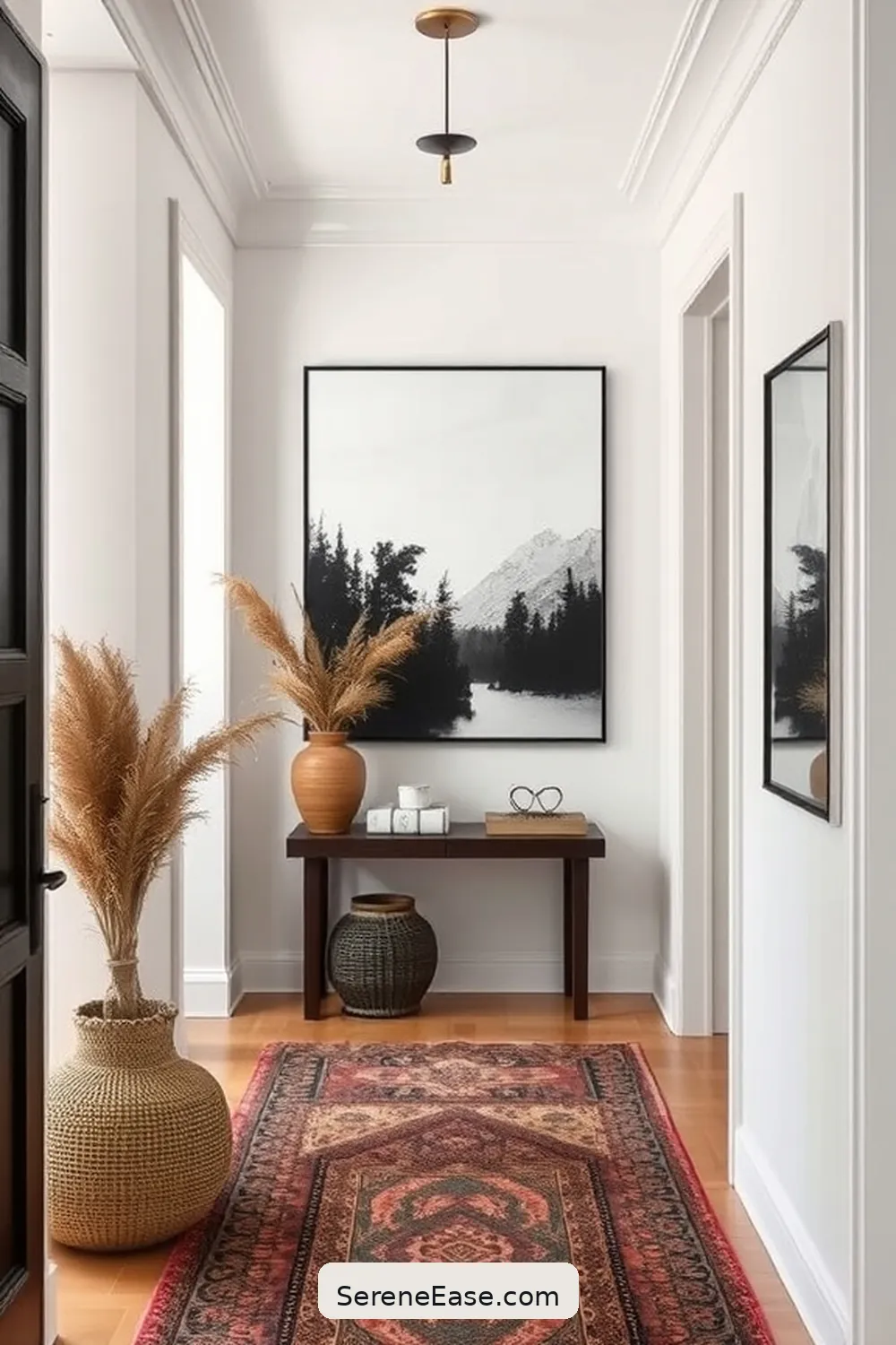 23 Ways to Achieve Monochromatic Bohemian Style in Your Hallway 4 Select Statement Wall Art for 23 Ways to Achieve Monochromatic Bohemian Style in Your Hallway