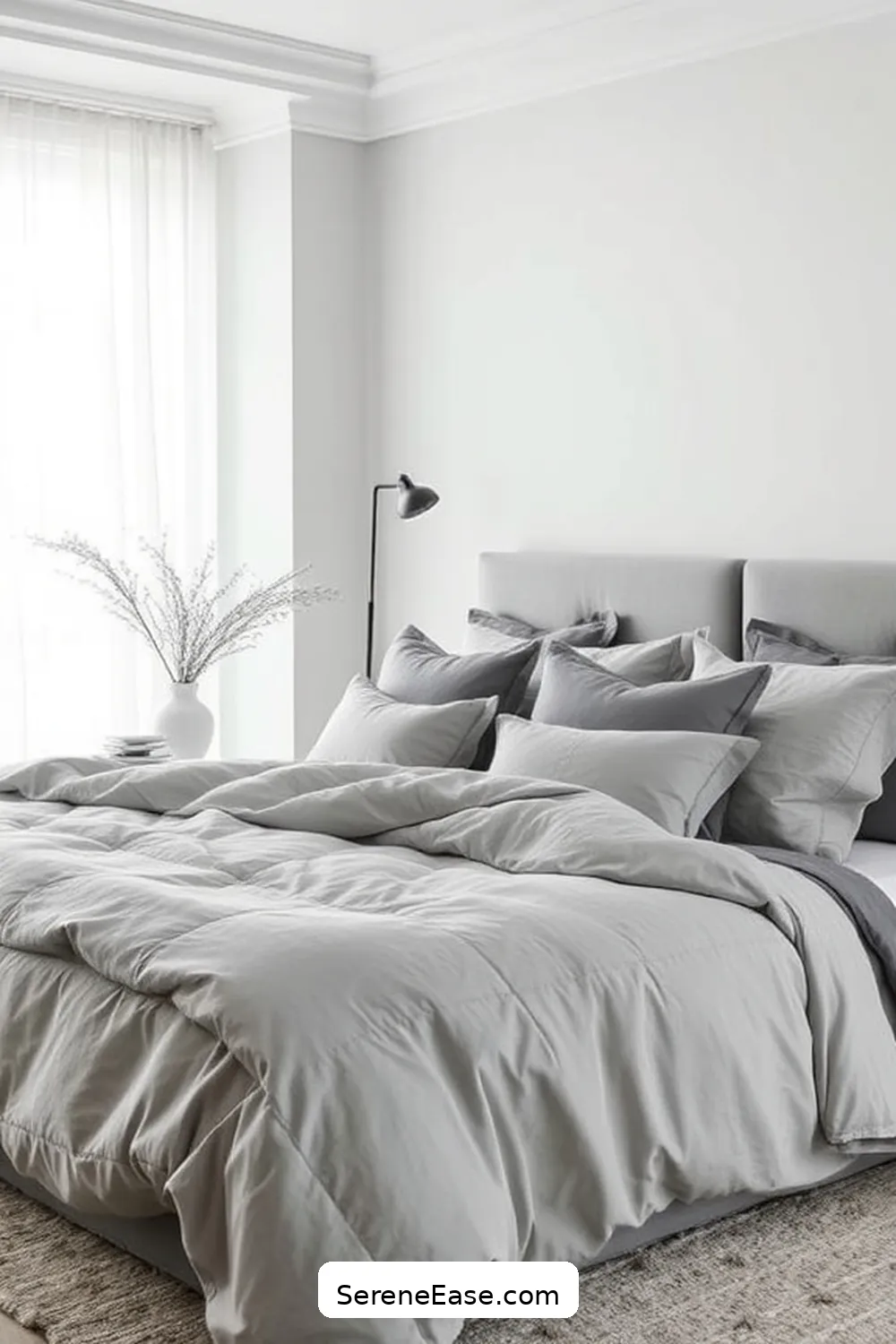 23 Ways to Achieve a Monochromatic Bedroom in Minimalist Style 13 Choose Monochromatic Bedding for 23 Ways to Achieve a Monochromatic Bedroom in Minimalist Style