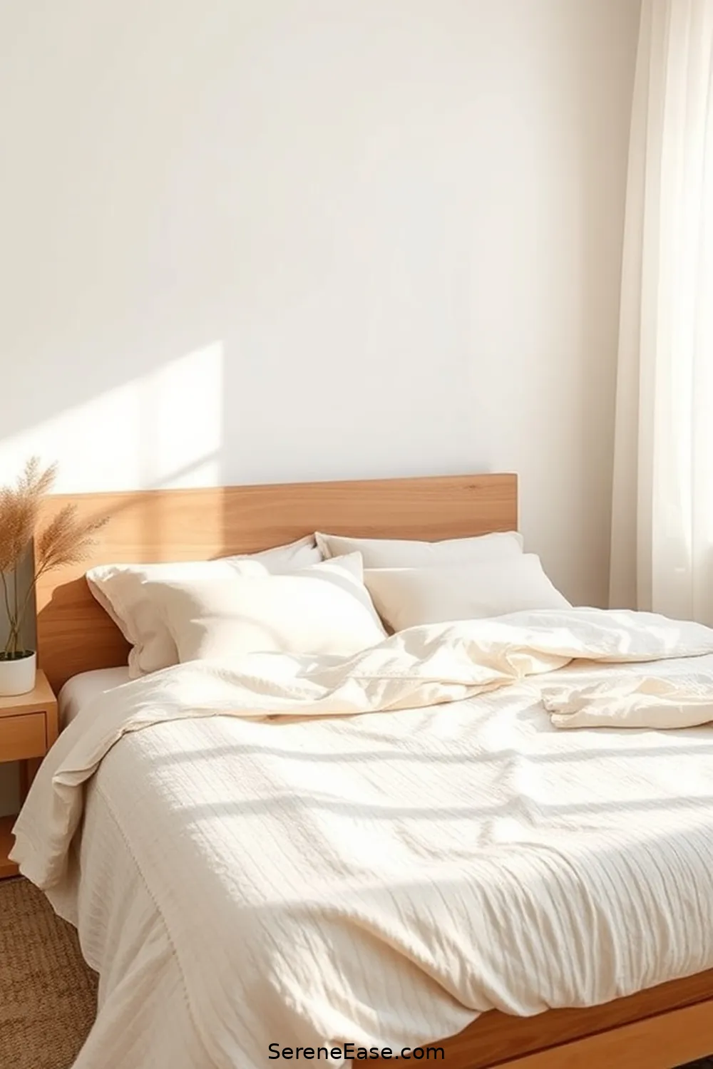 23 Ways to Achieve a Monochromatic Bedroom in Minimalist Style 7 Opt for a Neutral Base for 23 Ways to Achieve a Monochromatic Bedroom in Minimalist Style