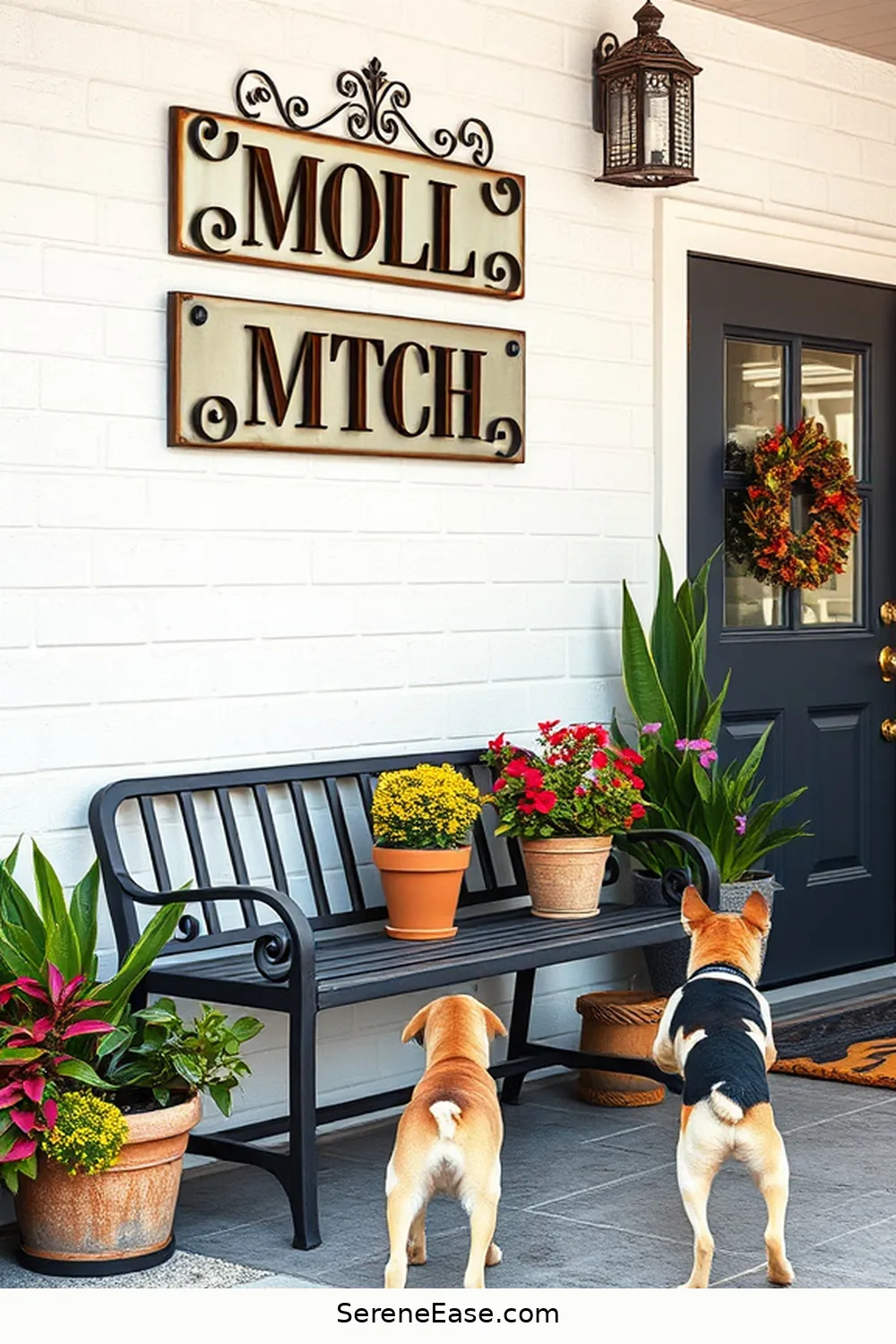 23 Ways to Create a Bold Bright Industrial Style Entryway 24 Personalize With Custom Signage for 23 Ways to Create a Bold Bright Industrial Style Entryway