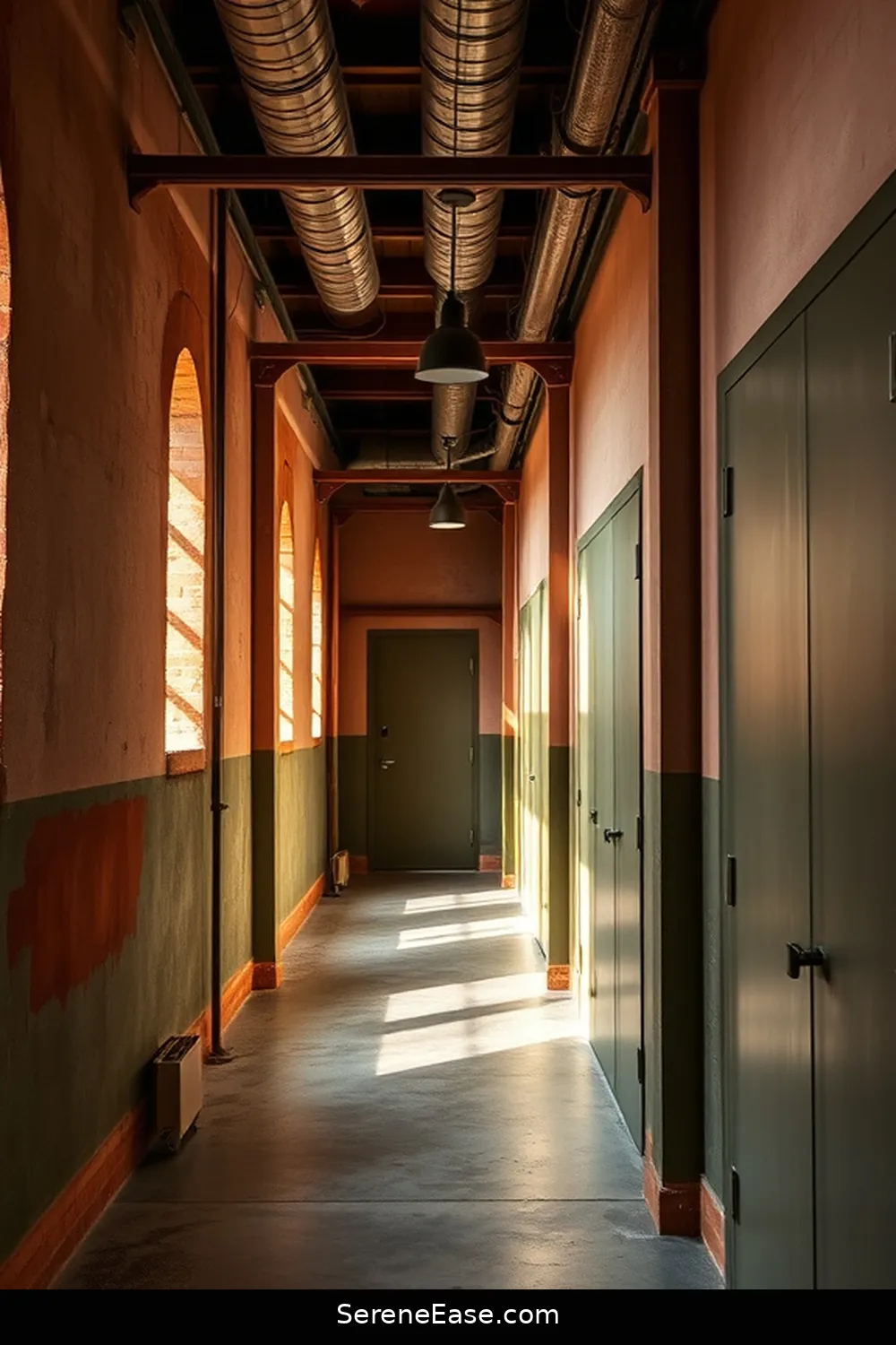 23 Ways to Incorporate Earth Tones in Industrial Style Hallways 2 Choose Earthy Paint Colors for 23 Ways to Incorporate Earth Tones in Industrial Style Hallways