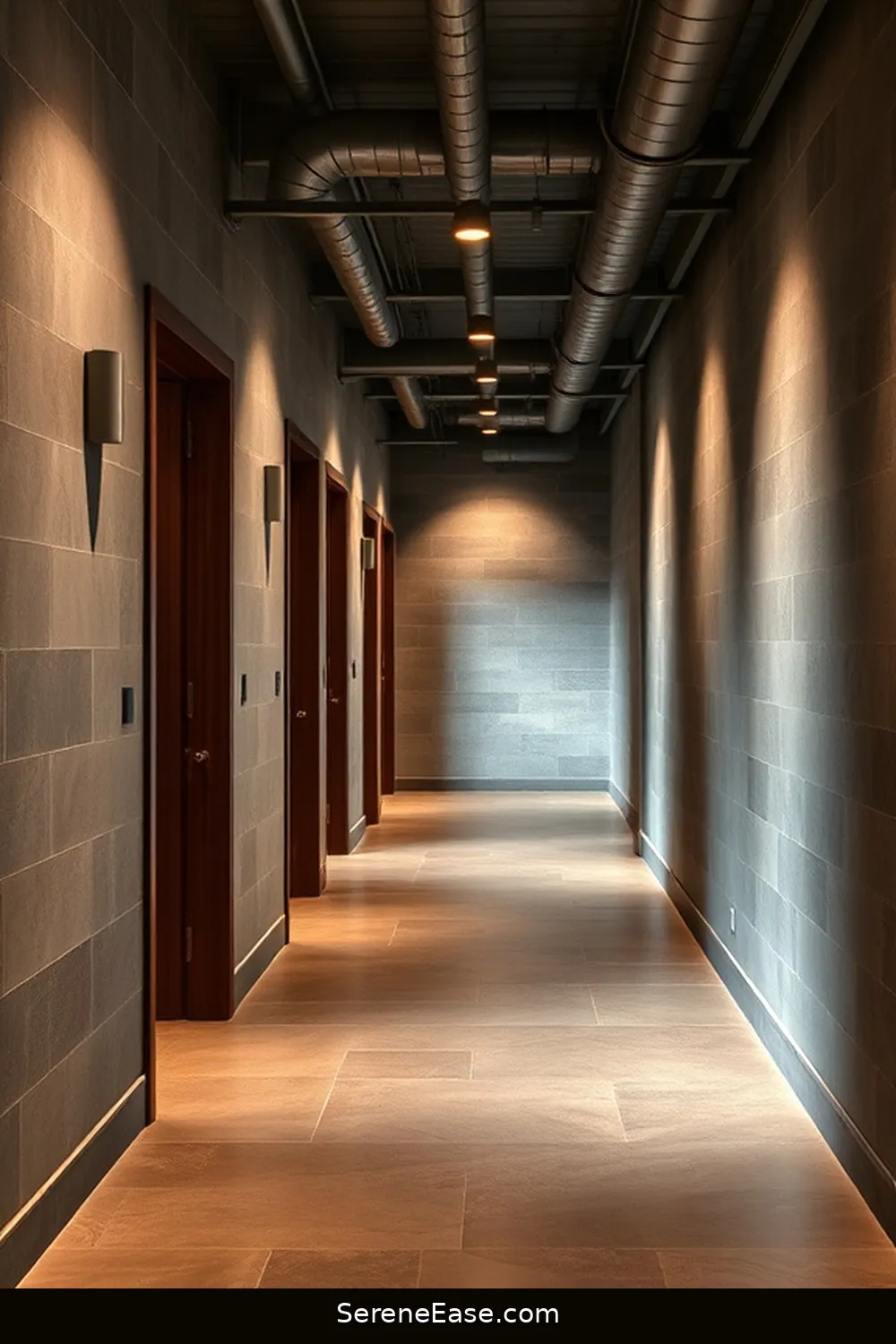 23 Ways to Incorporate Earth Tones in Industrial Style Hallways 23 Utilize Earthy Color Grout for 23 Ways to Incorporate Earth Tones in Industrial Style Hallways
