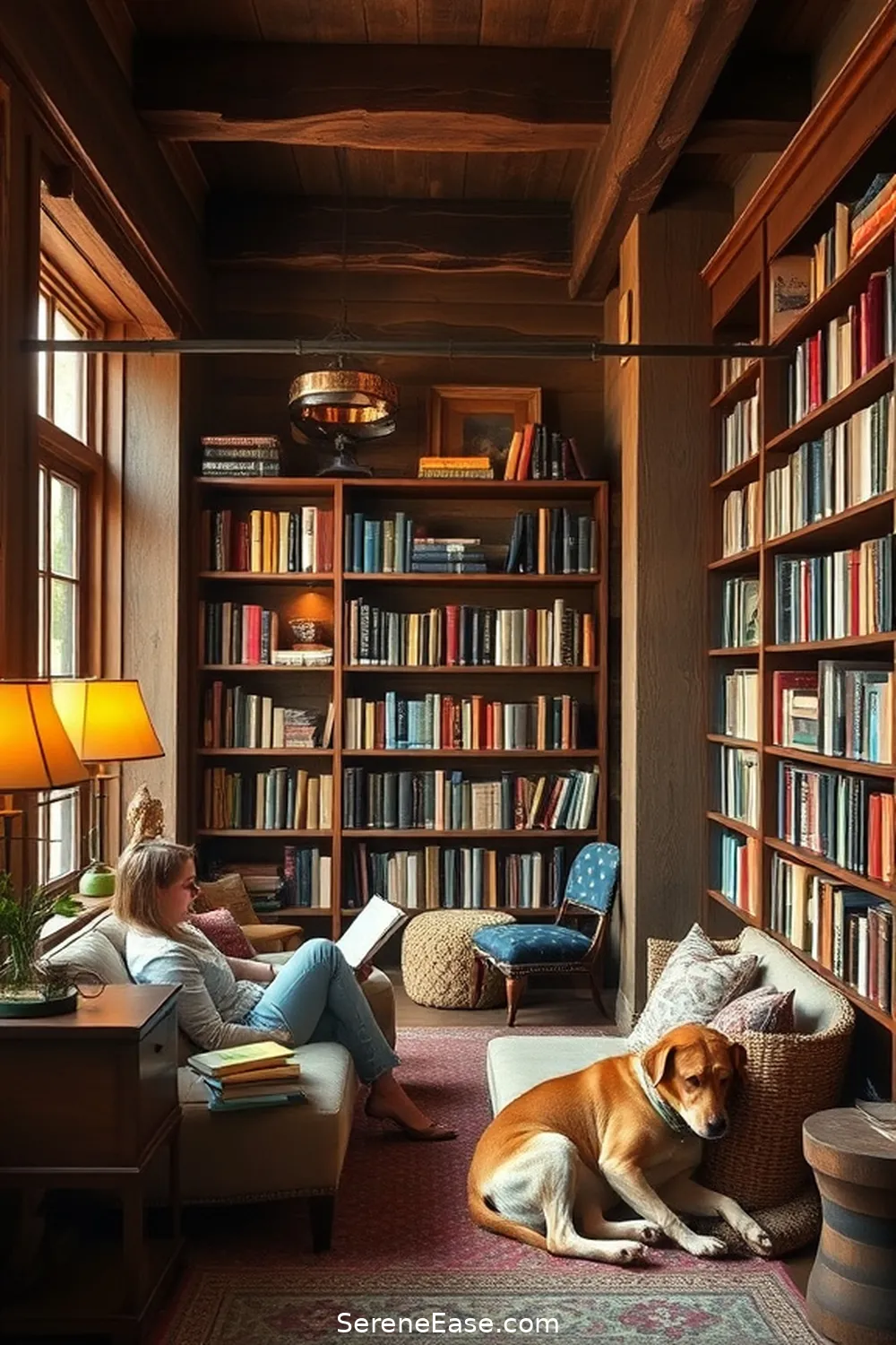 23 Ways to Incorporate Earth Tones in Rustic Library Style 21 20. Use Reclaimed Wood Accents for 23 Ways to Incorporate Earth Tones in Rustic Library Style