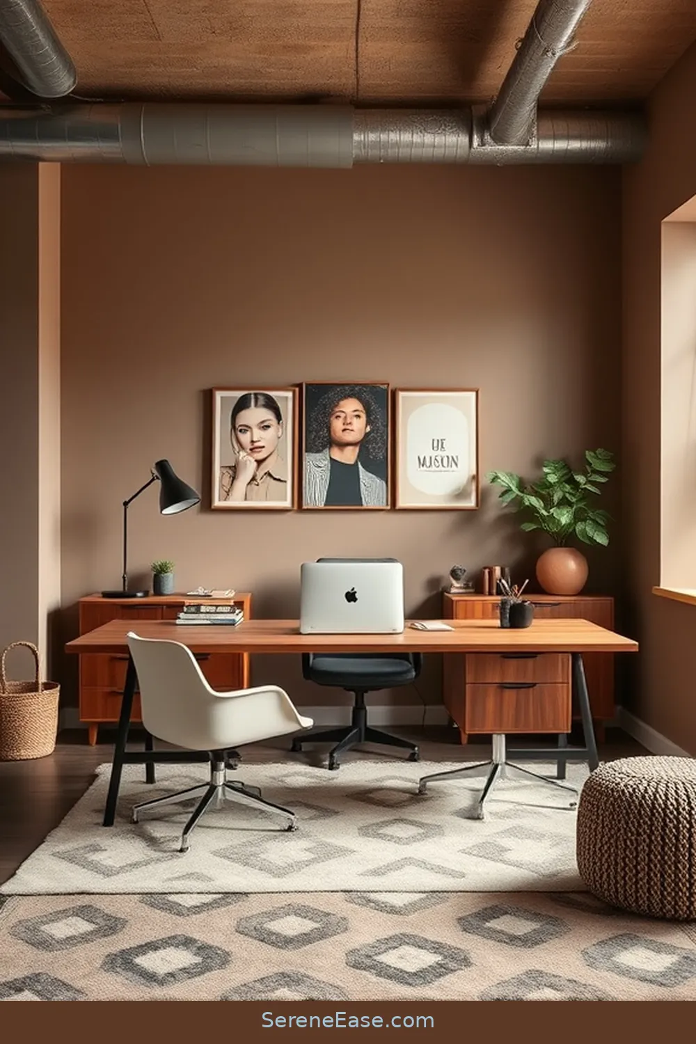 23 Ways to Incorporate Earth Tones in Your Industrial Home Office Style 2 Choose a Neutral Color Palette for 23 Ways to Incorporate Earth Tones in Your Industrial Home Office Style