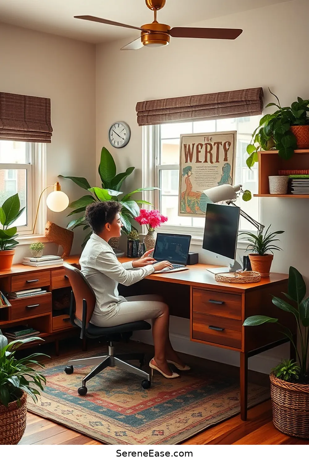 23 Ways to Incorporate Earth Tones in Your Mid-Century Modern Home Office Style 24 Blend Earth Tones With Pops of Color for 23 Ways to Incorporate Earth Tones in Your Mid-Century Modern Home Office Style