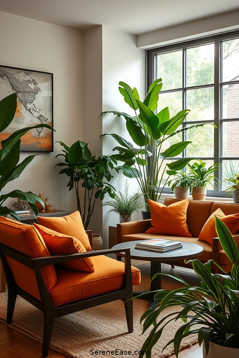 23 Ways to Incorporate Earth Tones in Your Mid-Century Modern Home Office Style 5 Use Earthy Textiles for Upholstery for 23 Ways to Incorporate Earth Tones in Your Mid-Century Modern Home Office Style