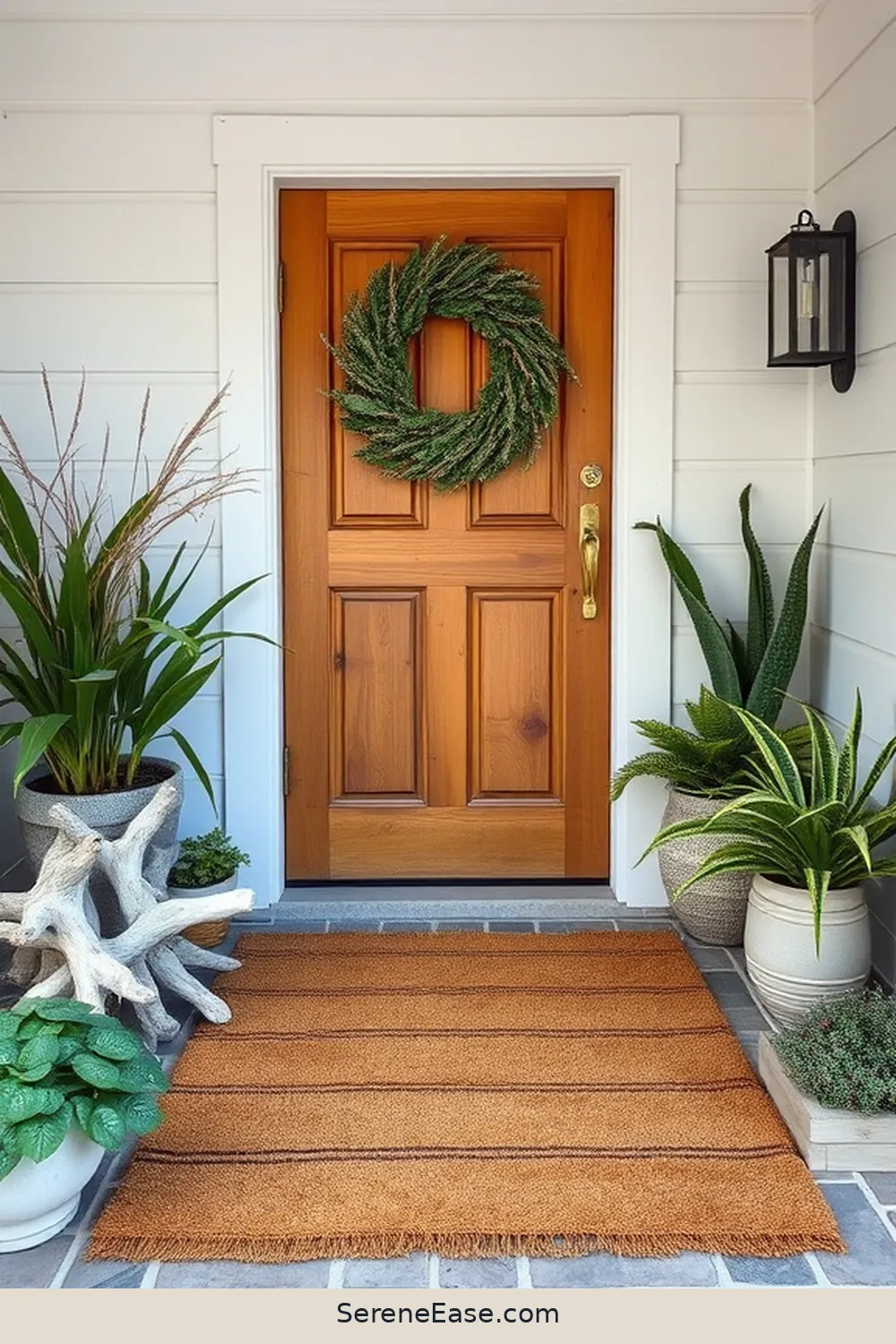 23 Ways to Incorporate Earth Tones in a Coastal Style Entryway 22 Choose Earthy Colored Door Mats for 23 Ways to Incorporate Earth Tones in a Coastal Style Entryway