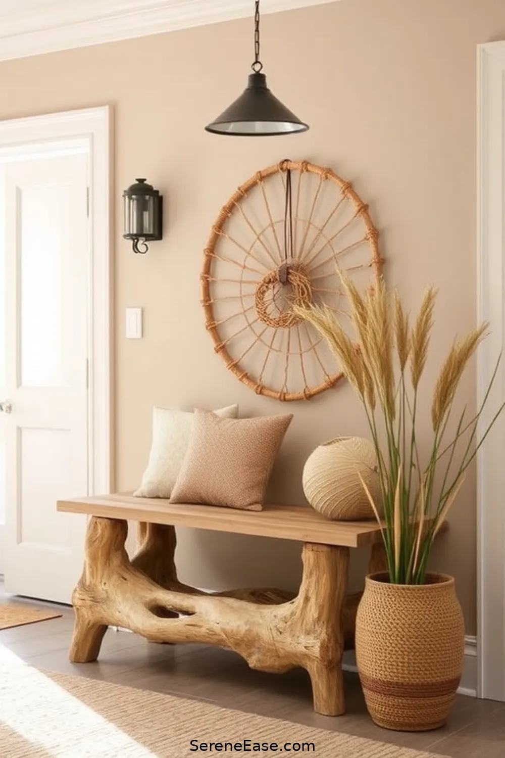 23 Ways to Incorporate Earth Tones in a Coastal Style Entryway 3 Incorporate Natural Wood Elements for 23 Ways to Incorporate Earth Tones in a Coastal Style Entryway