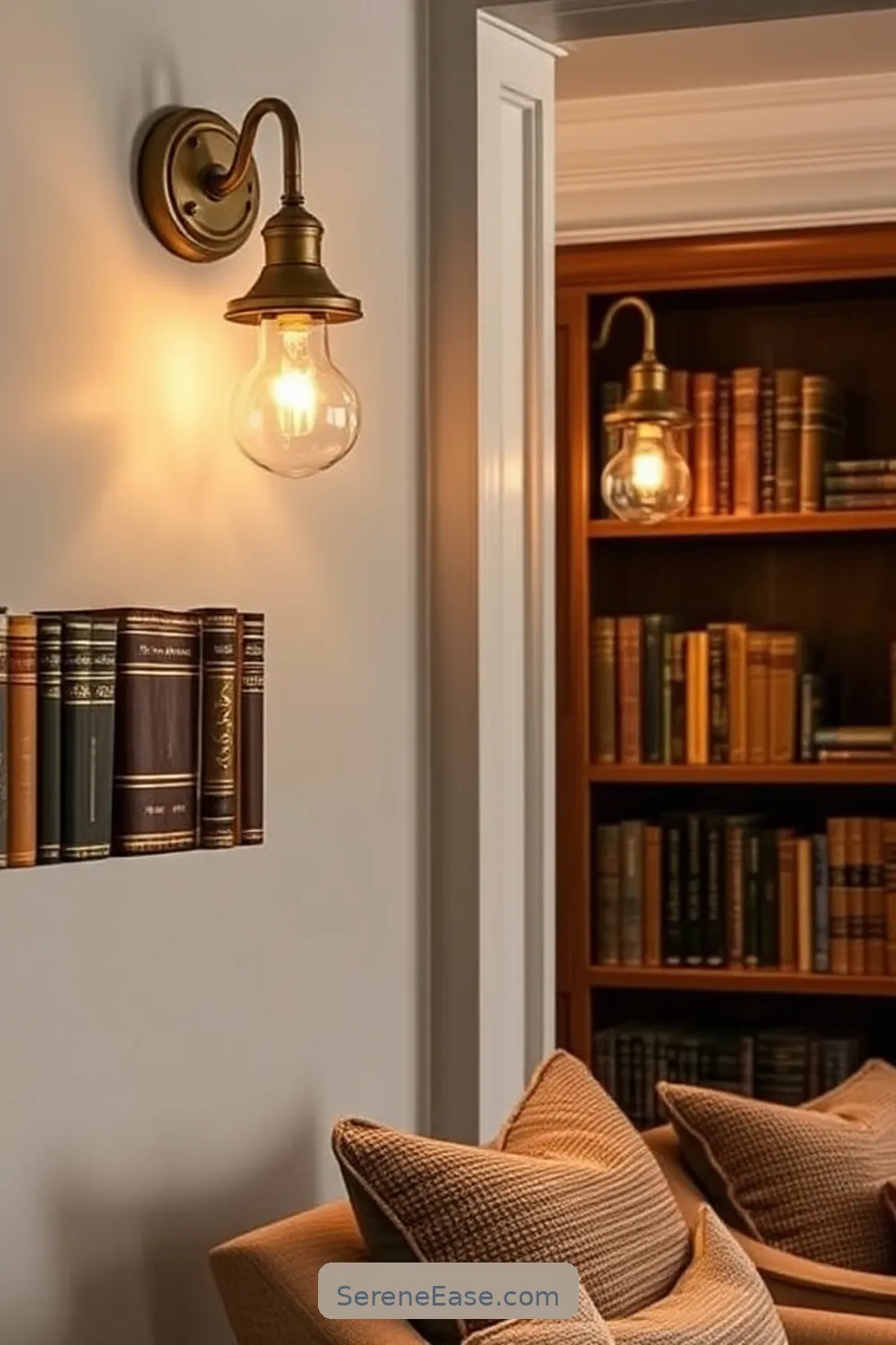 23 Ways to Incorporate Metallic Accents in a Modern Farmhouse Library Style 7 Chic Metallic Wall Sconces for Ambient Lighting for 23 Ways to Incorporate Metallic Accents in a Modern Farmhouse Library Style