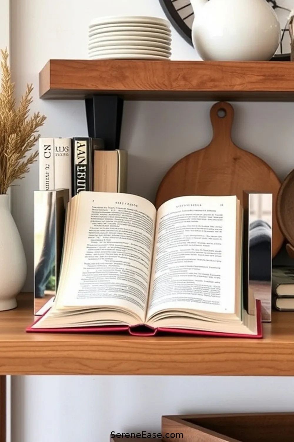 23 Ways to Incorporate Metallic Accents in a Modern Farmhouse Library Style 2 Metallic Bookends for an Elegant Touch for 23 Ways to Incorporate Metallic Accents in a Modern Farmhouse Library Style