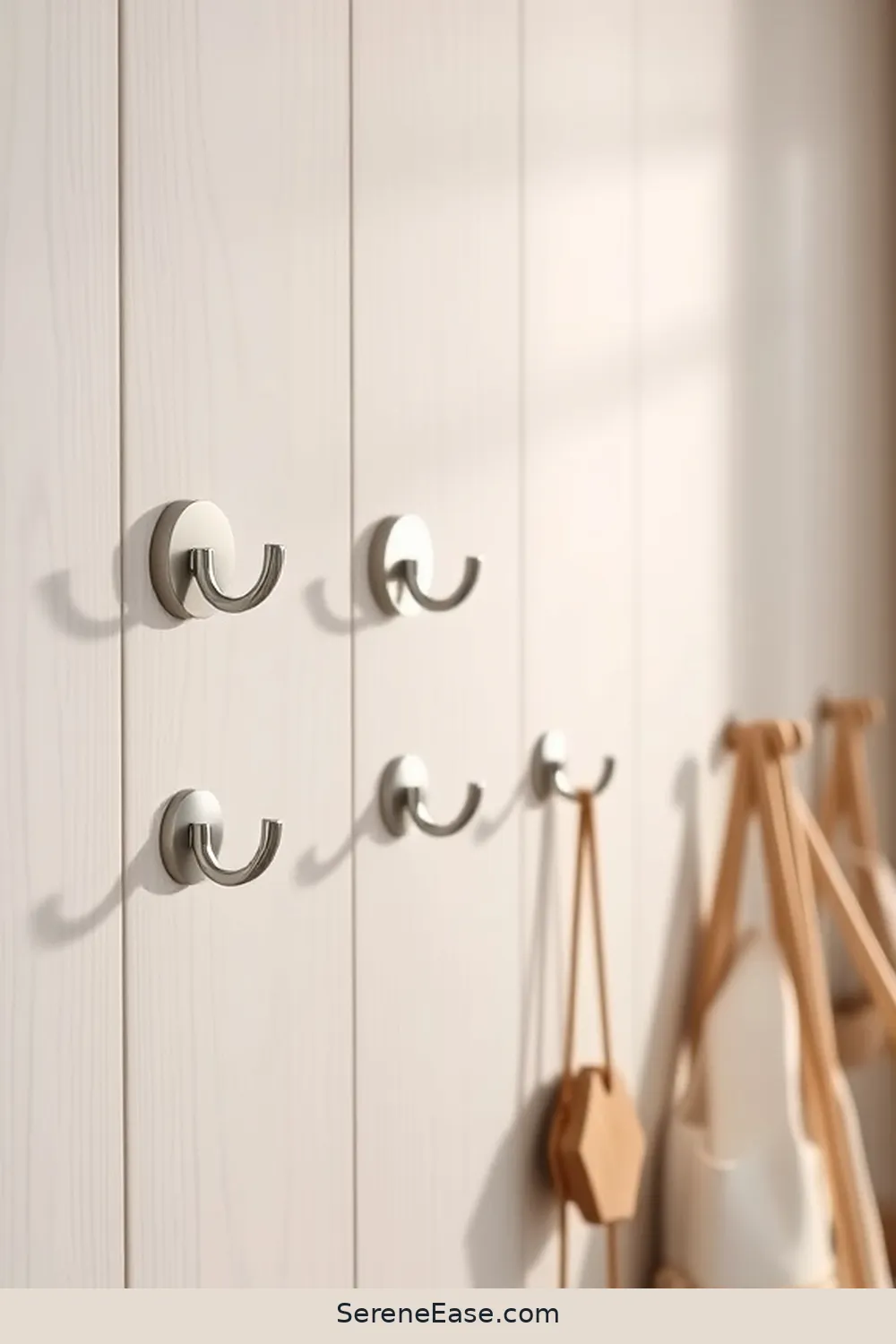 23 Ways to Incorporate Metallic Accents in a Scandinavian-Style Home Office 20 Metallic Wall Hooks for 23 Ways to Incorporate Metallic Accents in a Scandinavian-Style Home Office