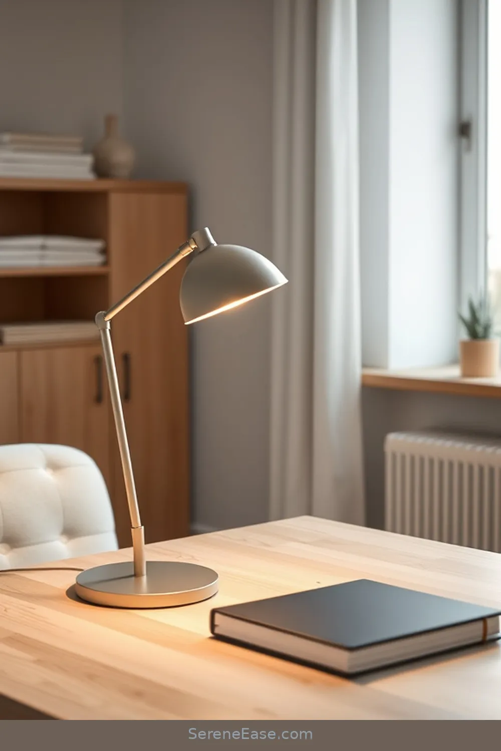 23 Ways to Incorporate Metallic Accents in a Scandinavian-Style Home Office 5 Shiny Desk Lamps for 23 Ways to Incorporate Metallic Accents in a Scandinavian-Style Home Office