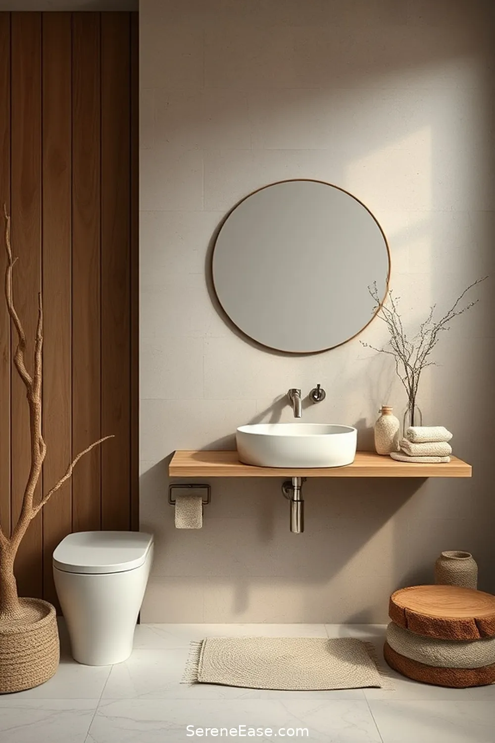 23 Ways to Incorporate Neutral Tones in Bohemian Bathroom Style 11 Choose Minimalist Fixtures for 23 Ways to Incorporate Neutral Tones in Bohemian Bathroom Style