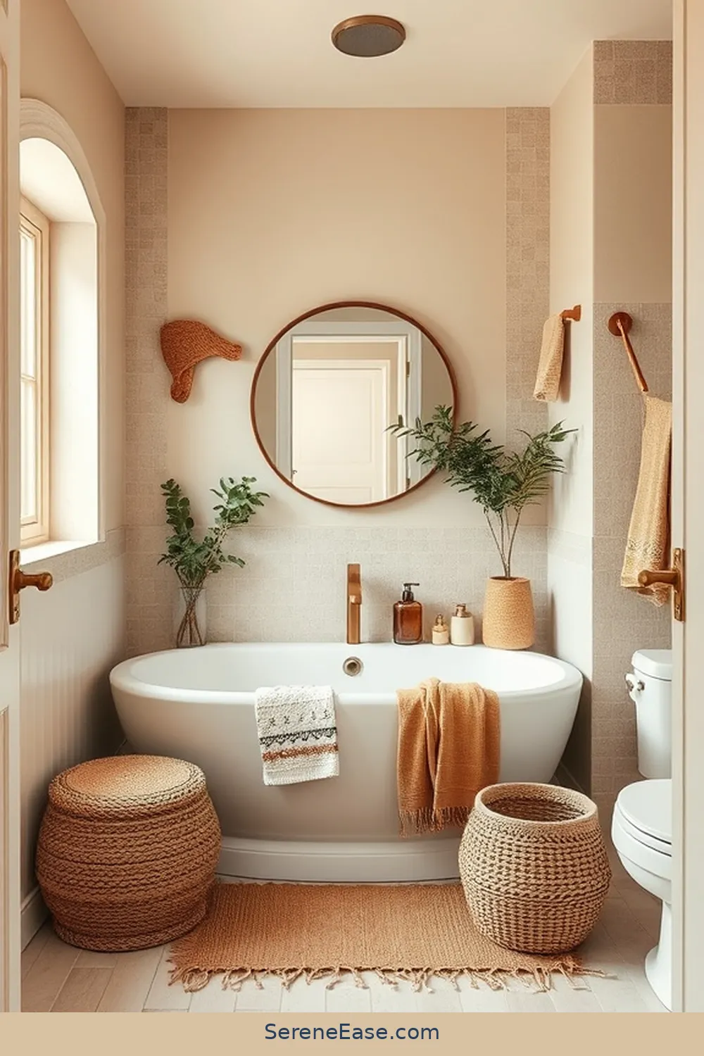 23 Ways to Incorporate Neutral Tones in Bohemian Bathroom Style 2 Choose a Soft Color Palette for 23 Ways to Incorporate Neutral Tones in Bohemian Bathroom Style