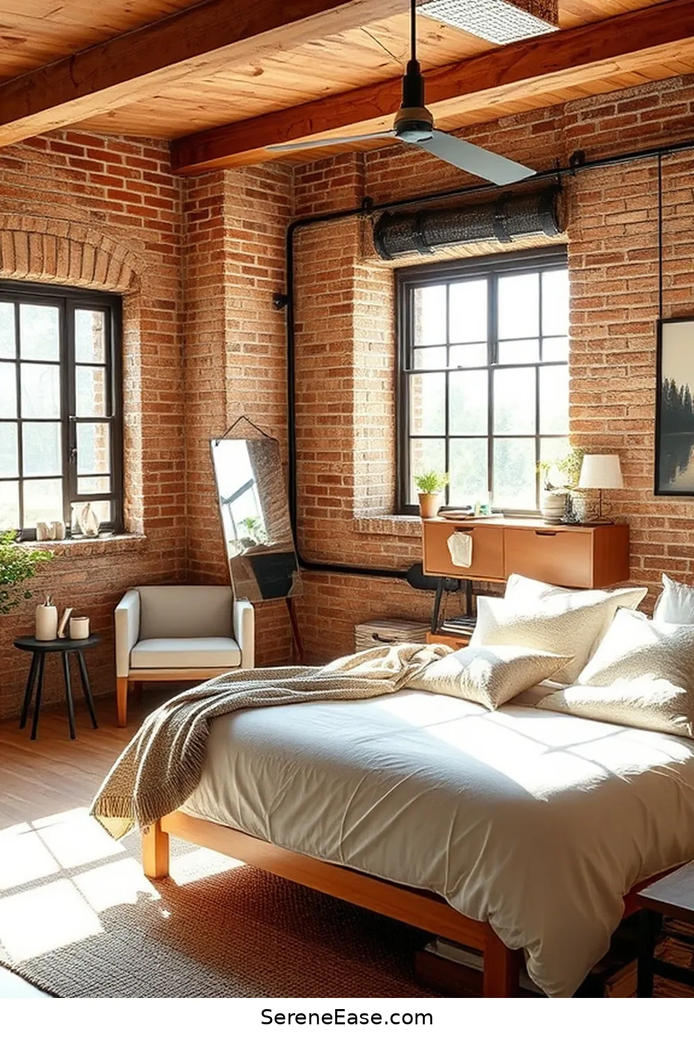 23 Ways to Incorporate Neutral Tones in Industrial Style Bedrooms 4 Incorporate Natural Wood Accents for 23 Ways to Incorporate Neutral Tones in Industrial Style Bedrooms