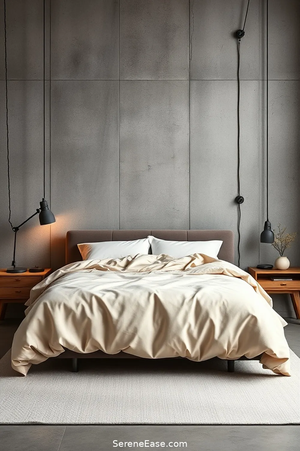 23 Ways to Incorporate Neutral Tones in Industrial Style Bedrooms 19 Opt for a Neutral Duvet Cover for 23 Ways to Incorporate Neutral Tones in Industrial Style Bedrooms