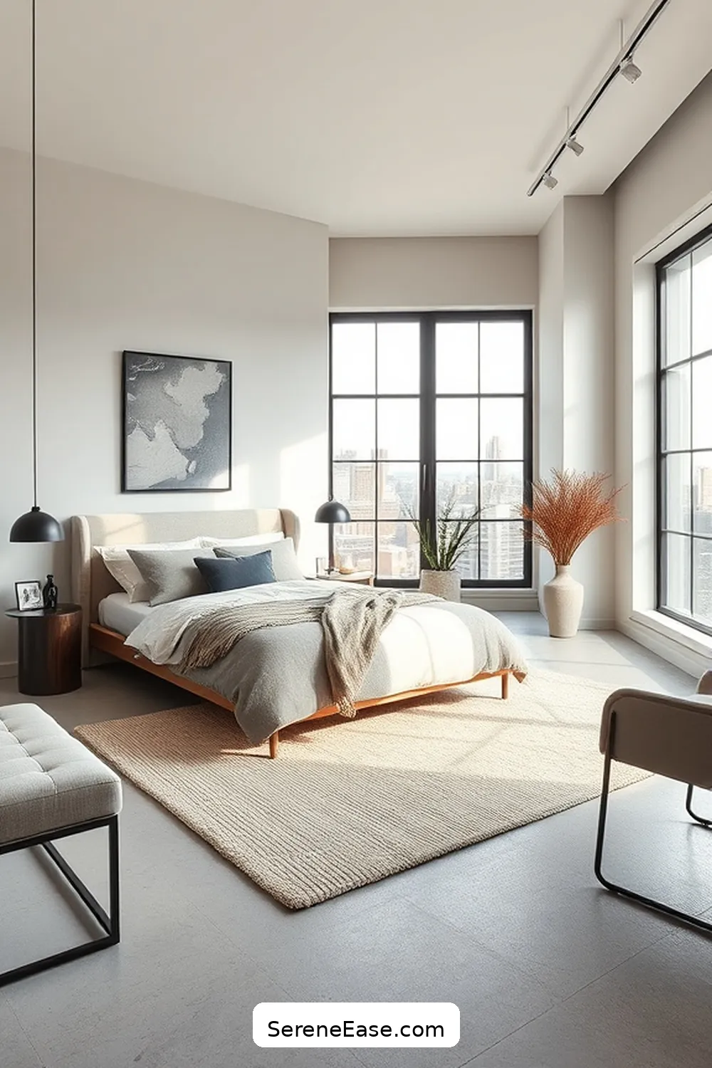 23 Ways to Incorporate Neutral Tones in Industrial Style Bedrooms 7 Select Minimalist Furniture for 23 Ways to Incorporate Neutral Tones in Industrial Style Bedrooms