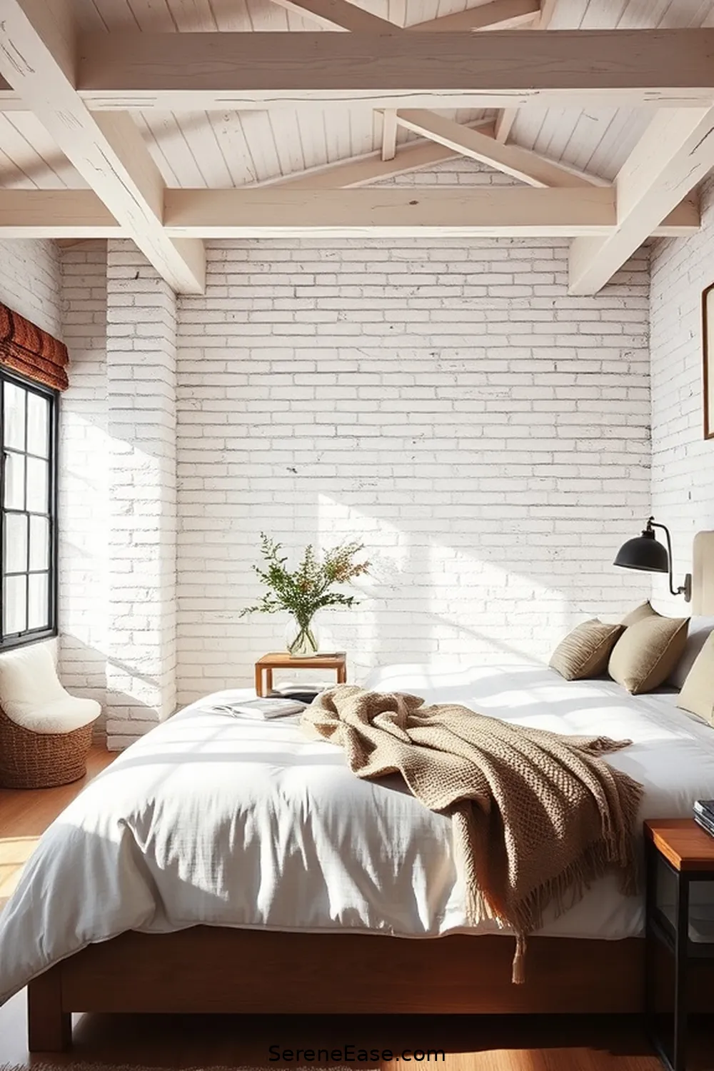 23 Ways to Incorporate Neutral Tones in Industrial Style Bedrooms 8 Utilize Whitewashed Surfaces for 23 Ways to Incorporate Neutral Tones in Industrial Style Bedrooms